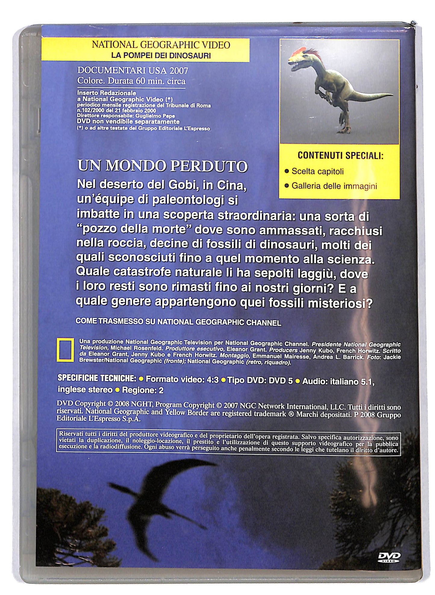EBOND La Pompei dei dinosauri N.63  EDITORIALE DVD D630552
