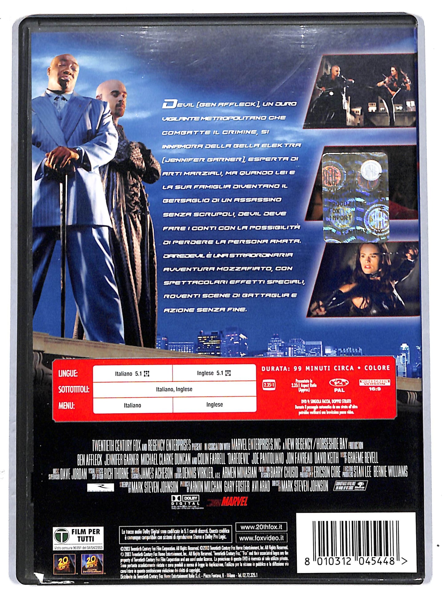 EBOND dare devil DVD D630610