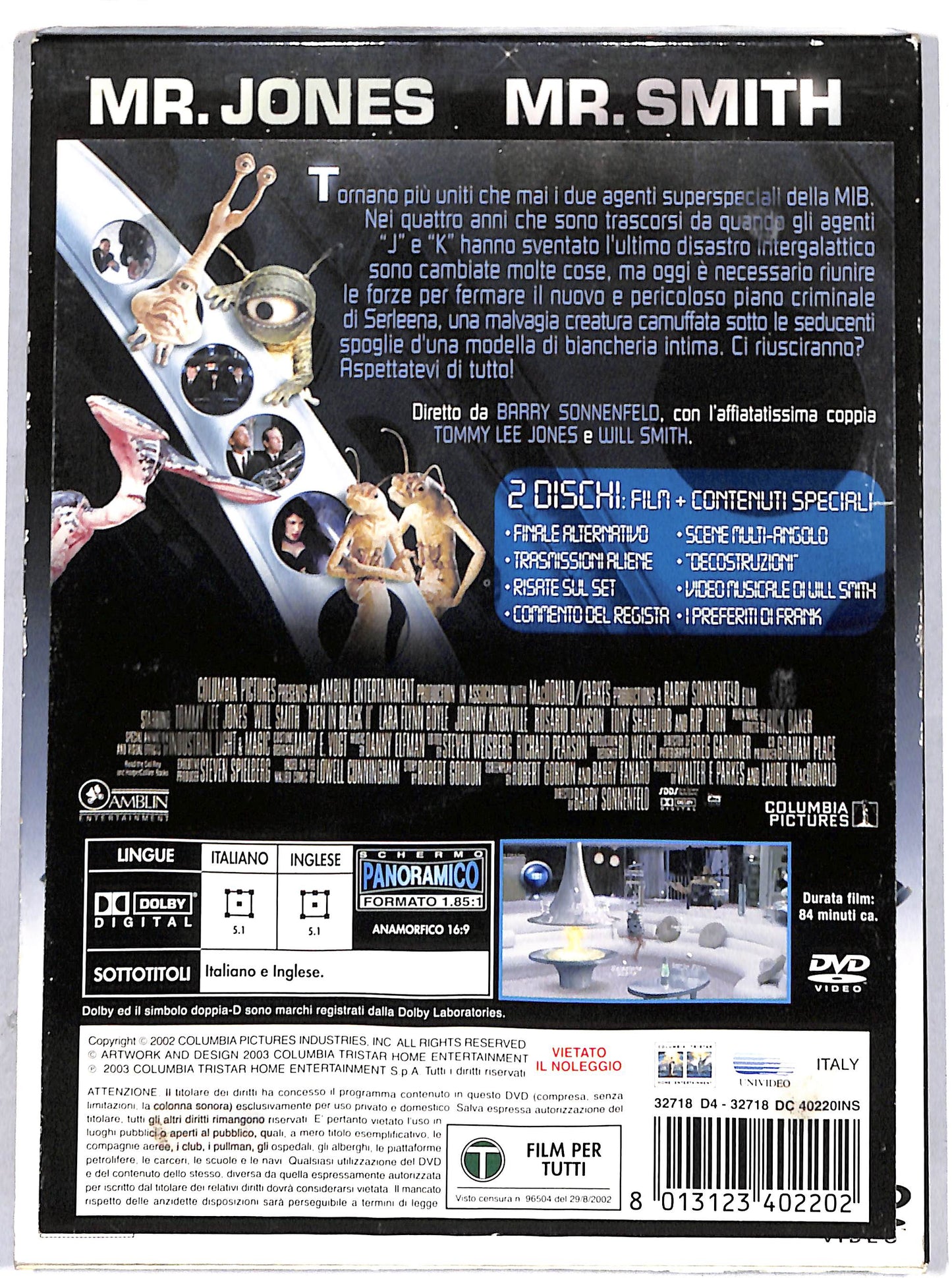 EBOND men in black 2 DVD D630752