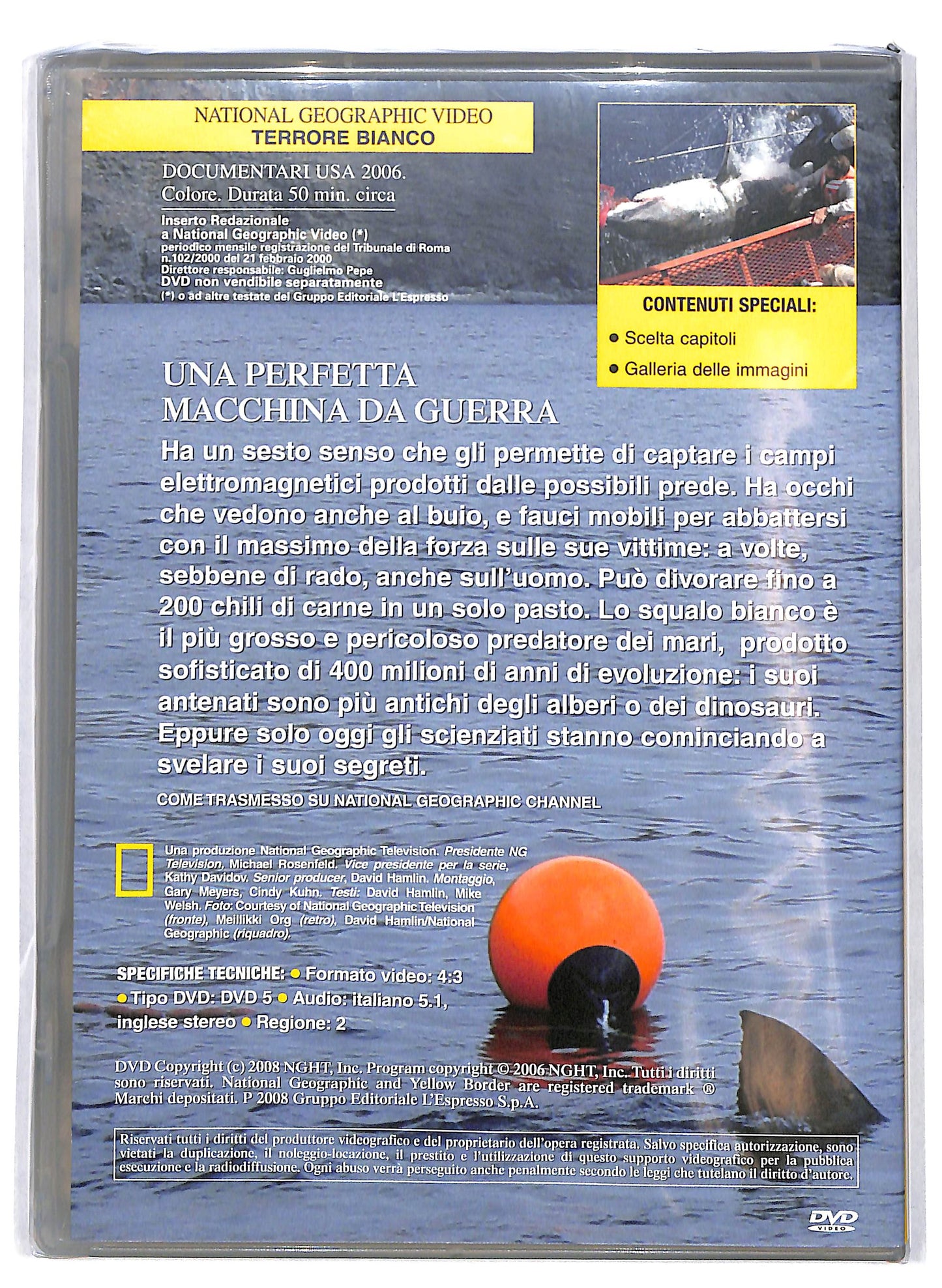 EBOND National Geographic - Terrore Bianco  Vol.61 EDITORIALE DVD D630804