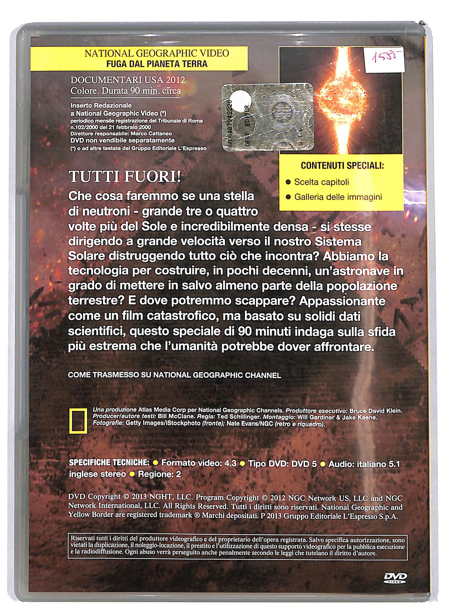 EBOND Fuga dal pianeta Terra vol.130 EDITORIALE DVD D630821