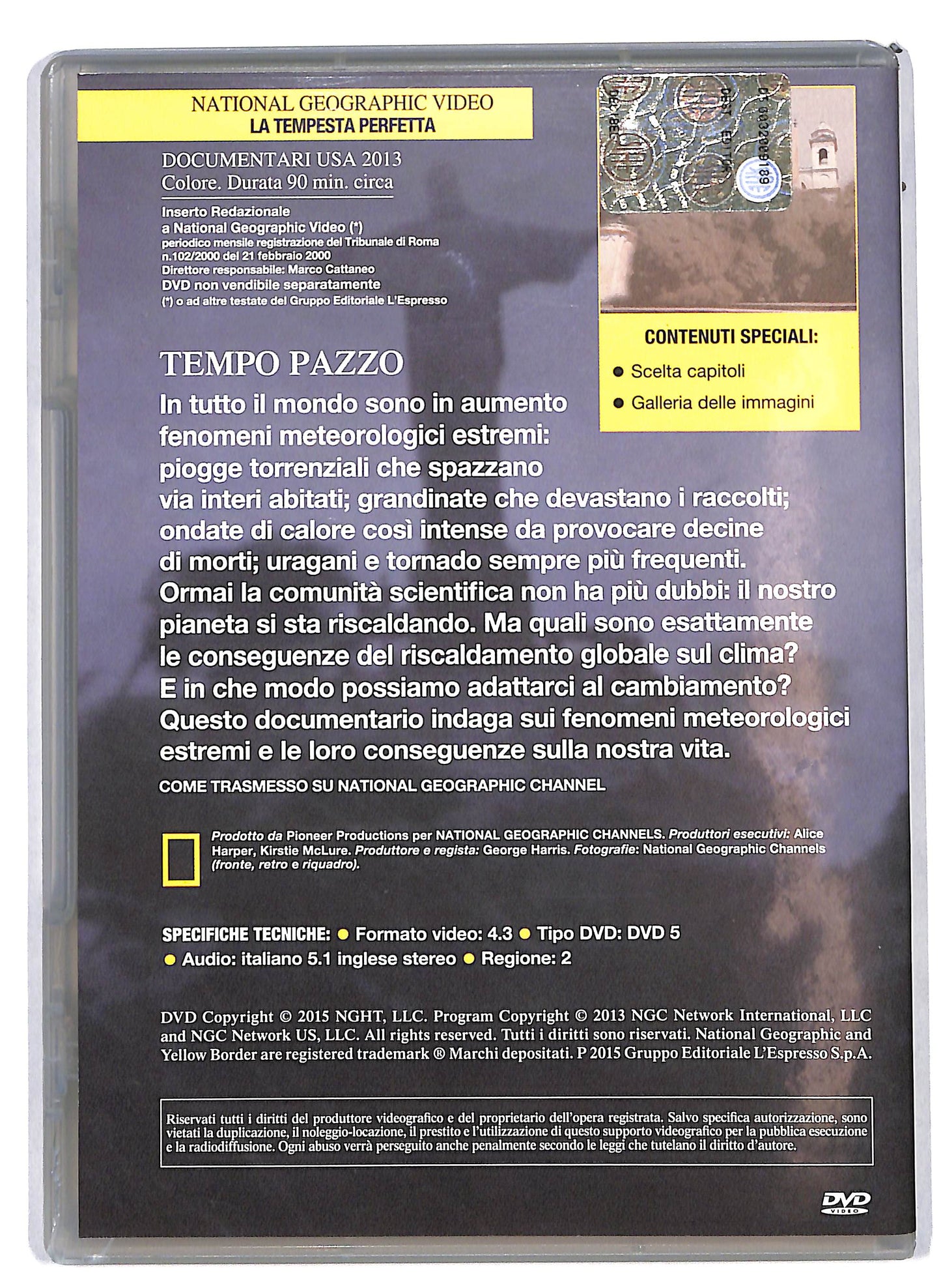 EBOND National Geographic La tempesta perfetta  vol.153 EDITORIALE DVD D630842