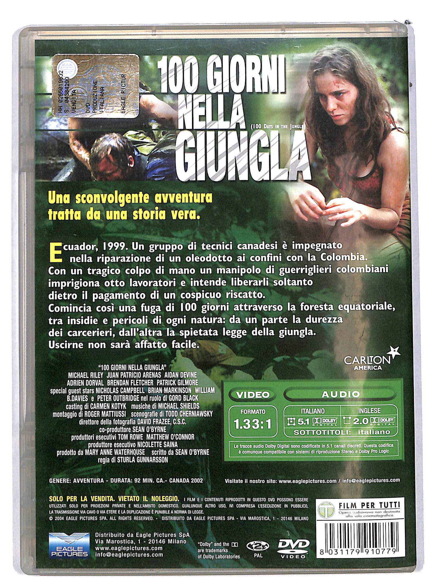 EBOND Cento giorni nella giungla DVD D630850