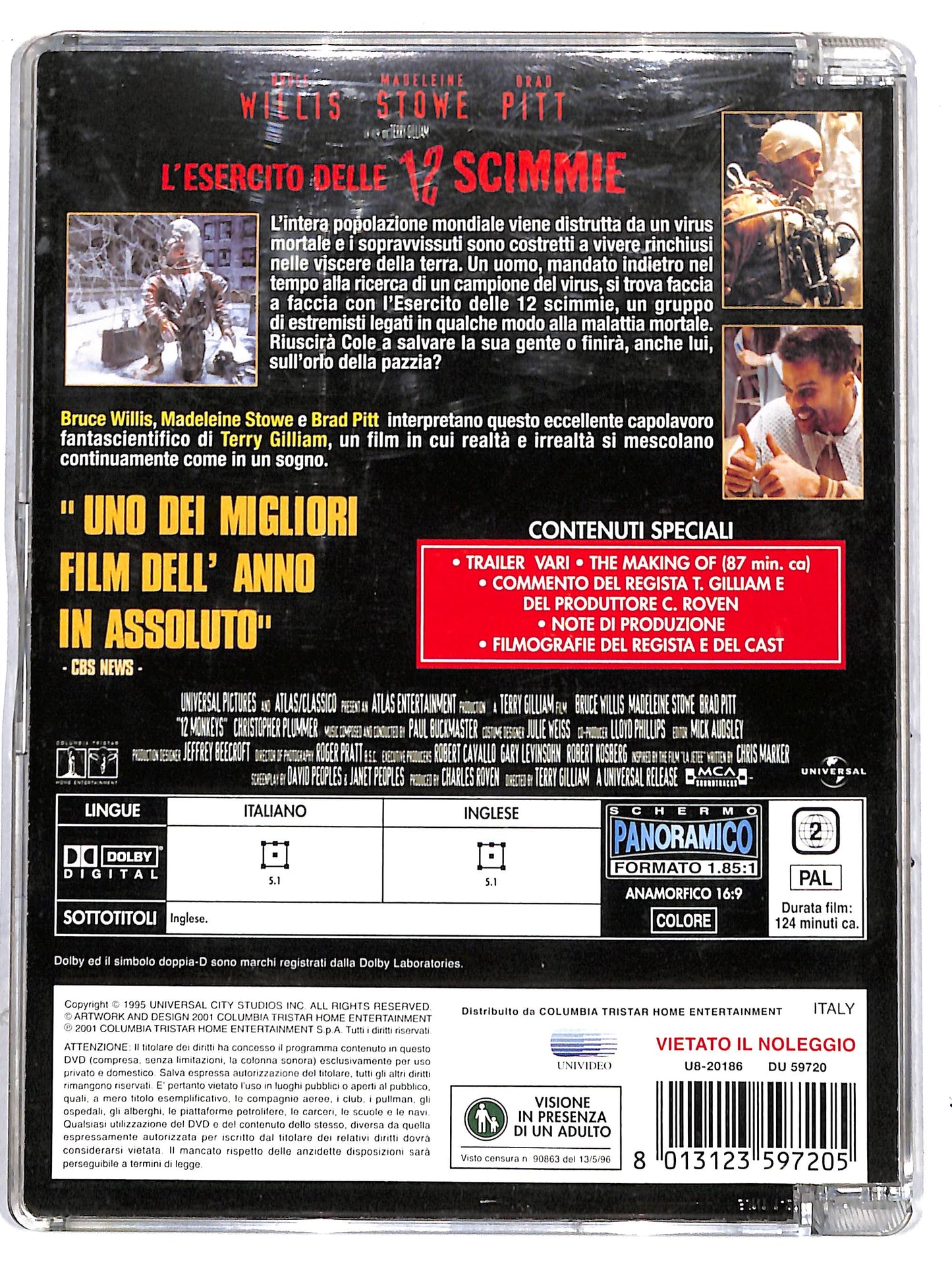 EBOND L'esercito delle 12 scimmie  SJB DVD D630919