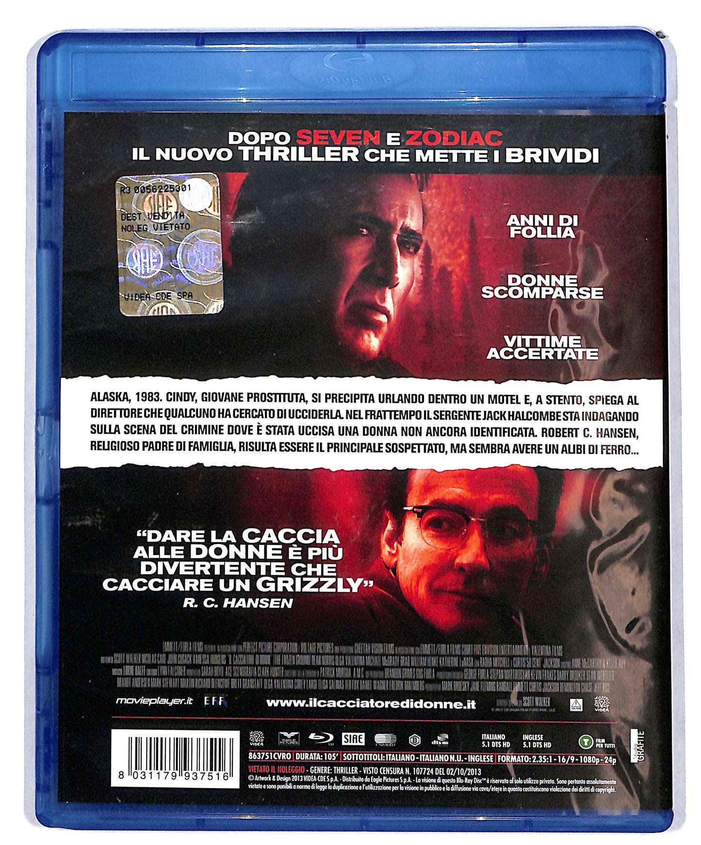 EBOND Il Cacciatore di Donne BLURAY D631049