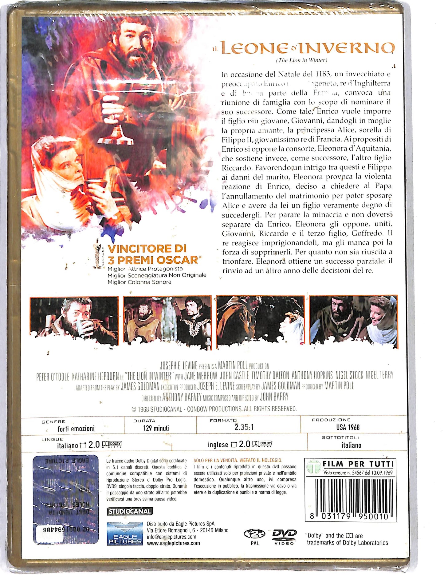EBOND Il leone d'inverno DVD D631359
