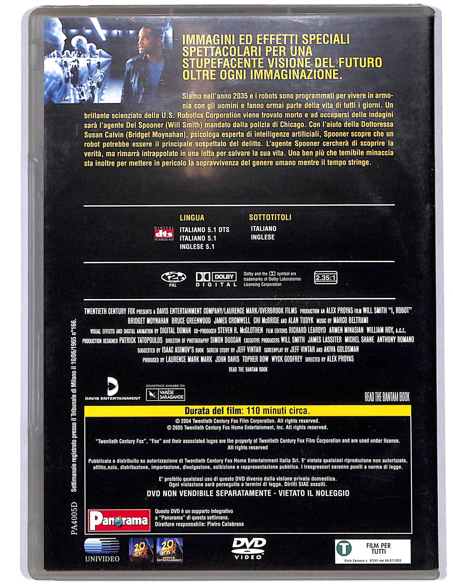 EBOND Io,Robot  EDITORIALE DVD D631425