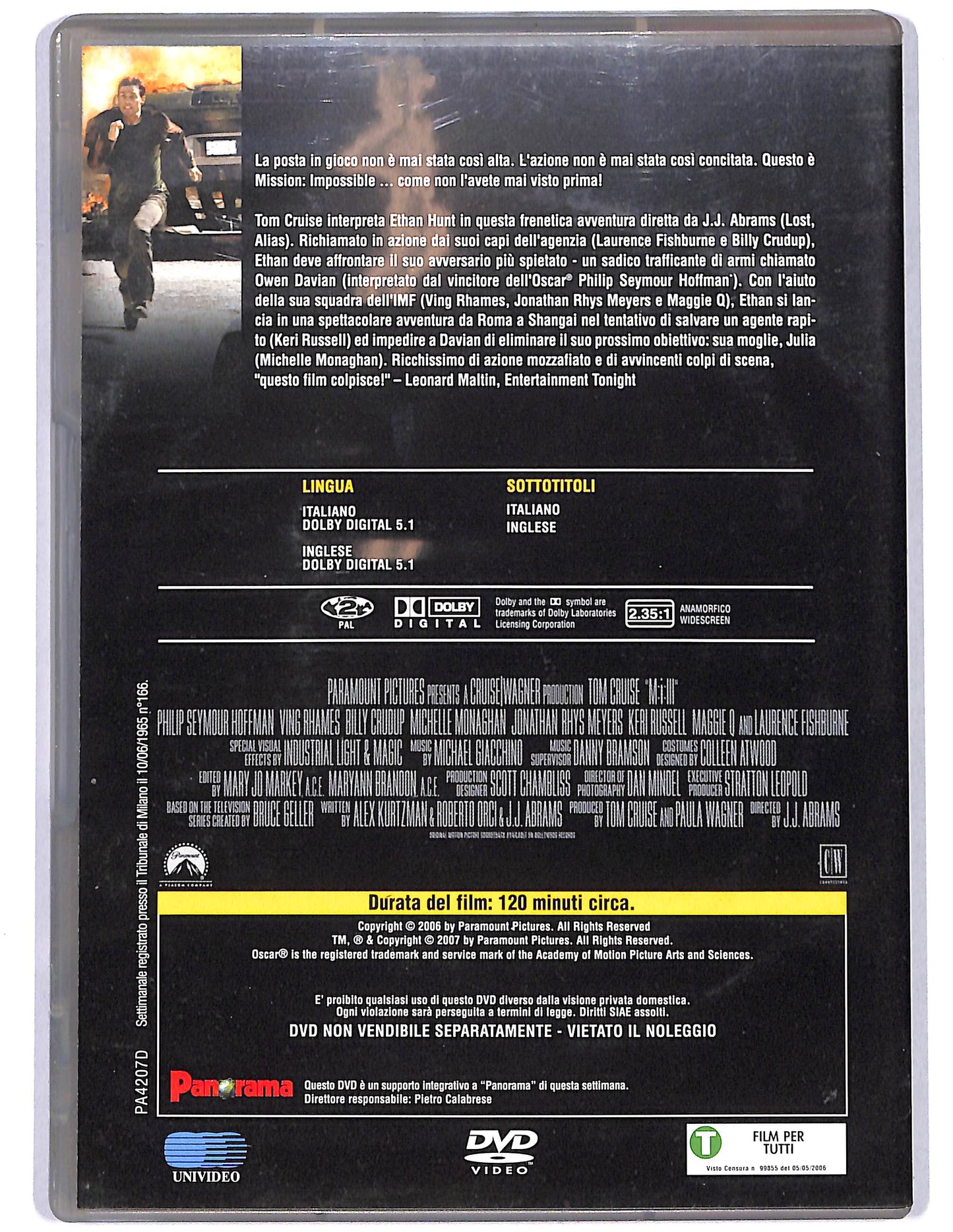 EBOND Mission: Impossible 3 EDITORIALE DVD D631449