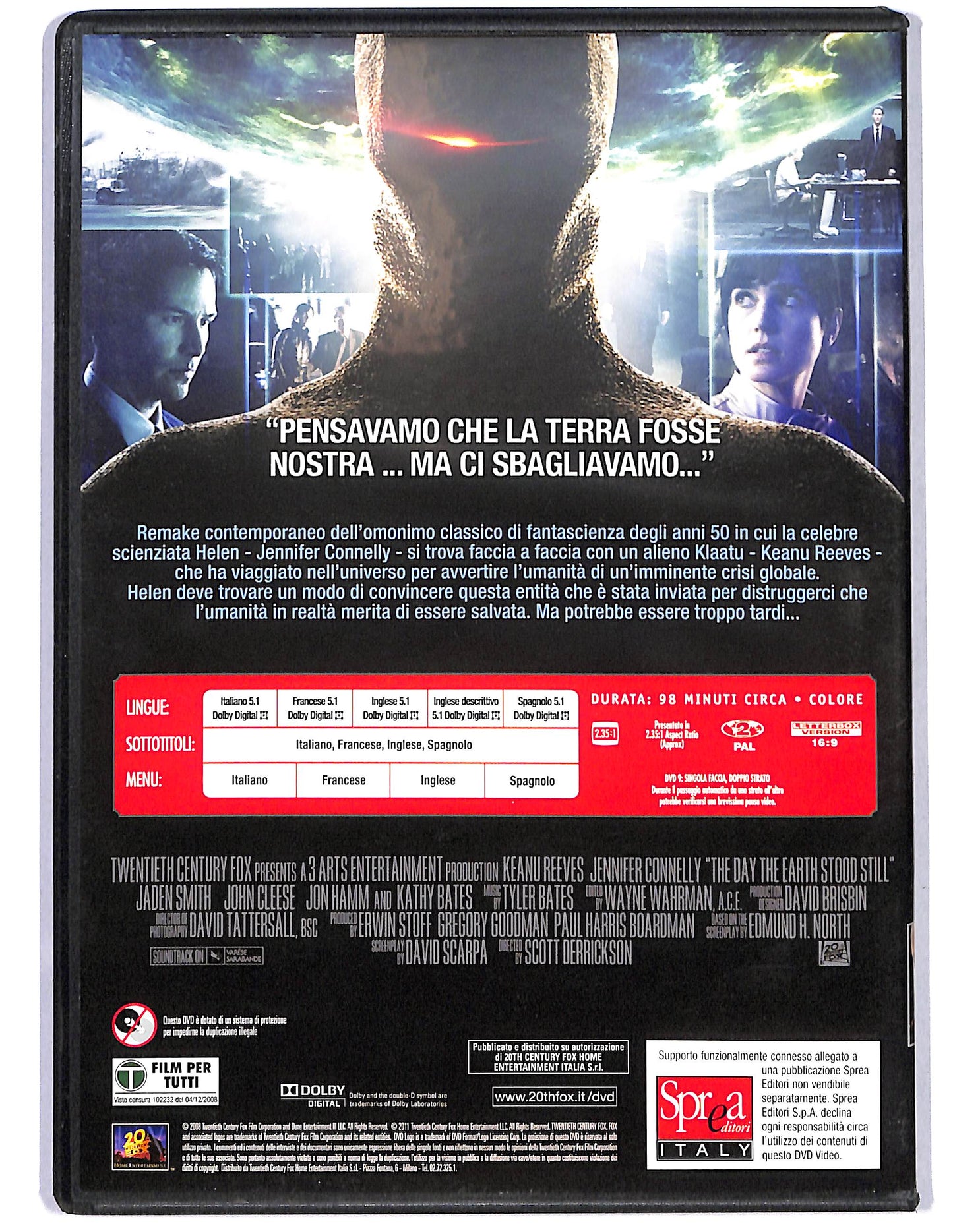 EBOND Ultimatum alla Terra  EDITORIALE DVD D631452