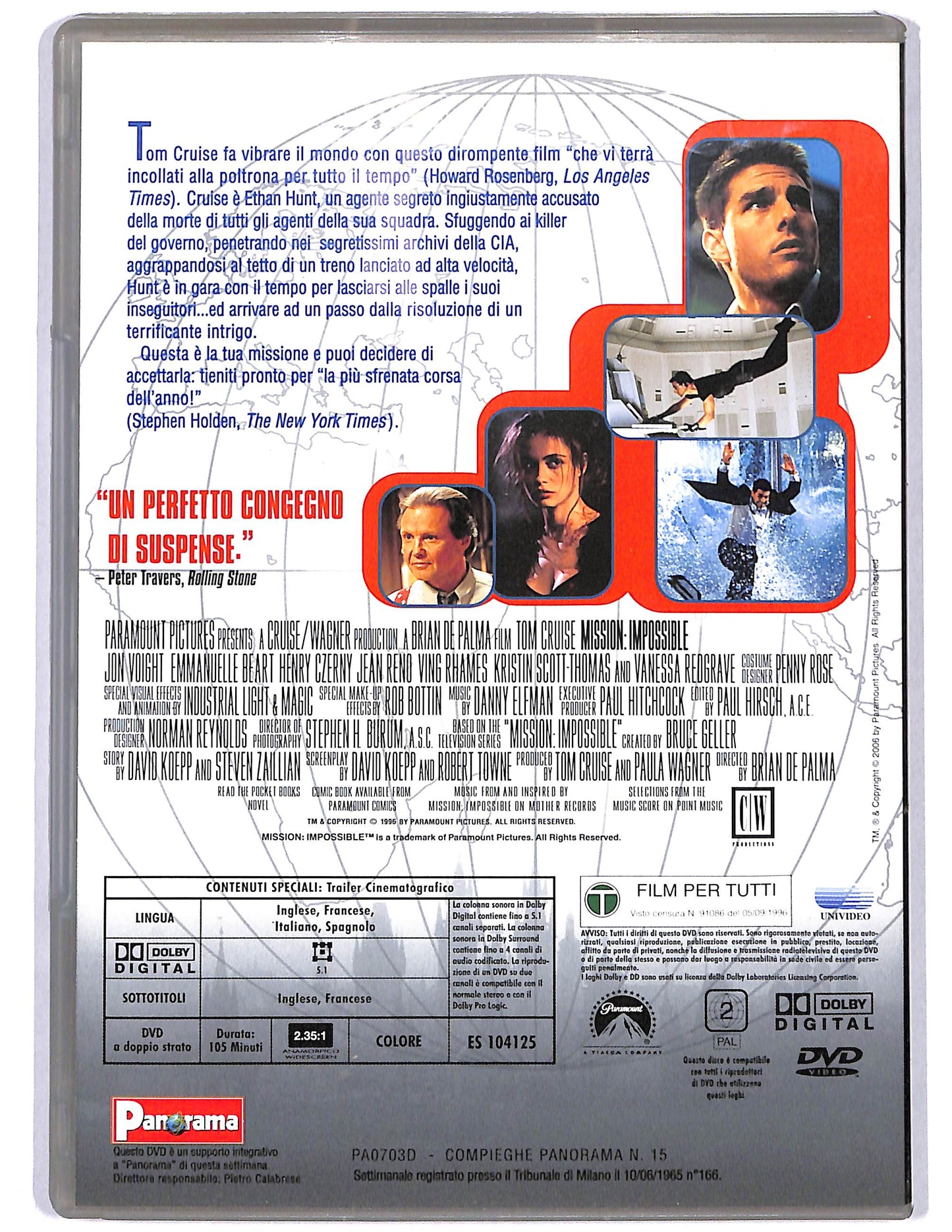 EBOND Mission impossible  EDITORIALE DVD D631460