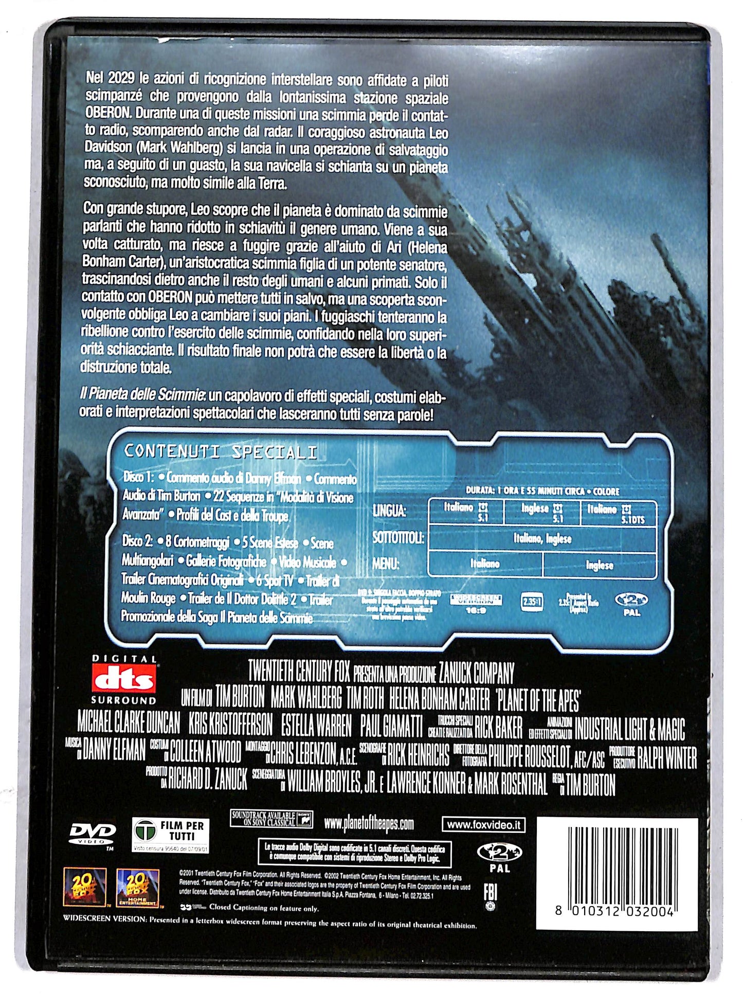 EBOND planet of the apes il pianeta delle scimmie DVD D631544