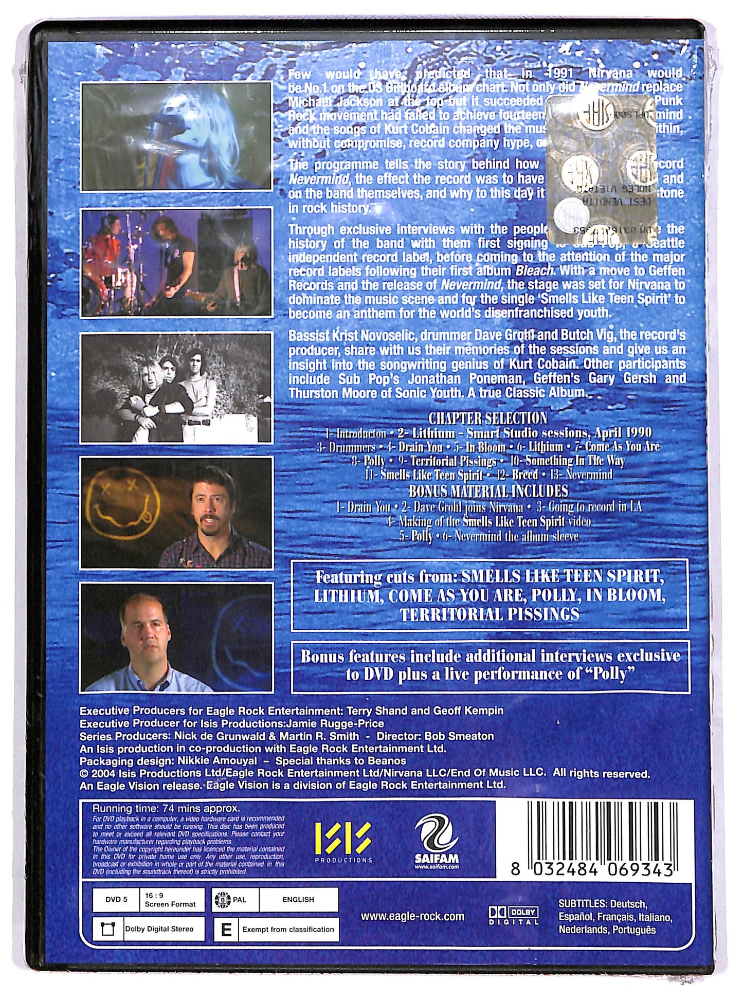 EBOND Nirvana - Nevermind DVD D631746