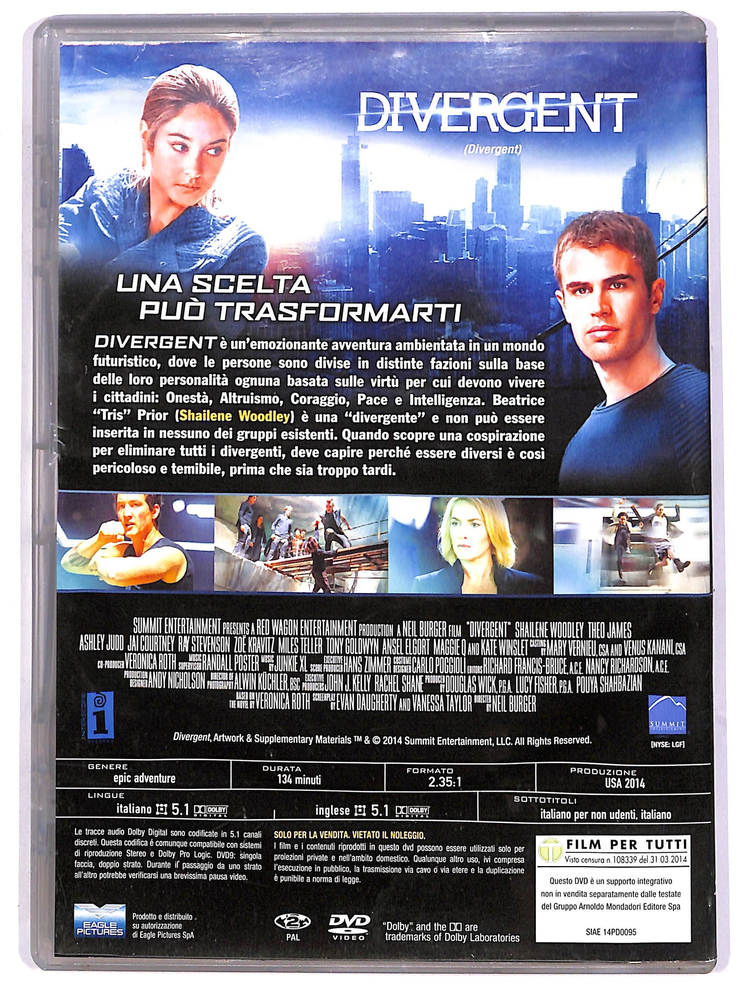 EBOND Divergent EDITORIALE DVD D631858
