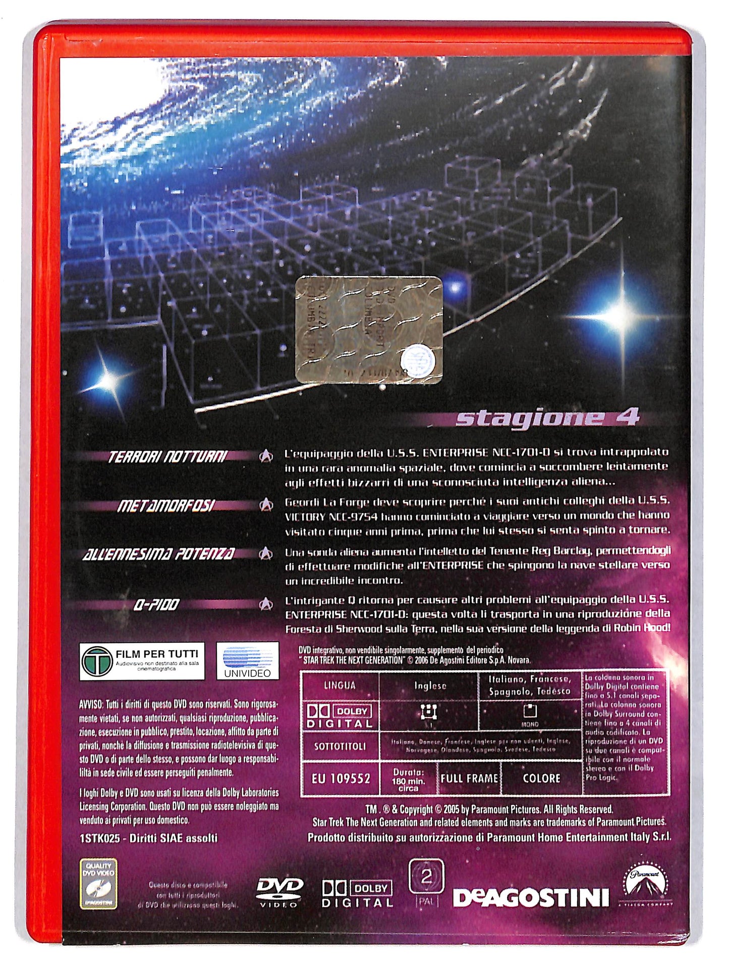 EBOND Star Trek: The Next Generation stagione 4 Vol.5  EDITORIALE  DVD D631904