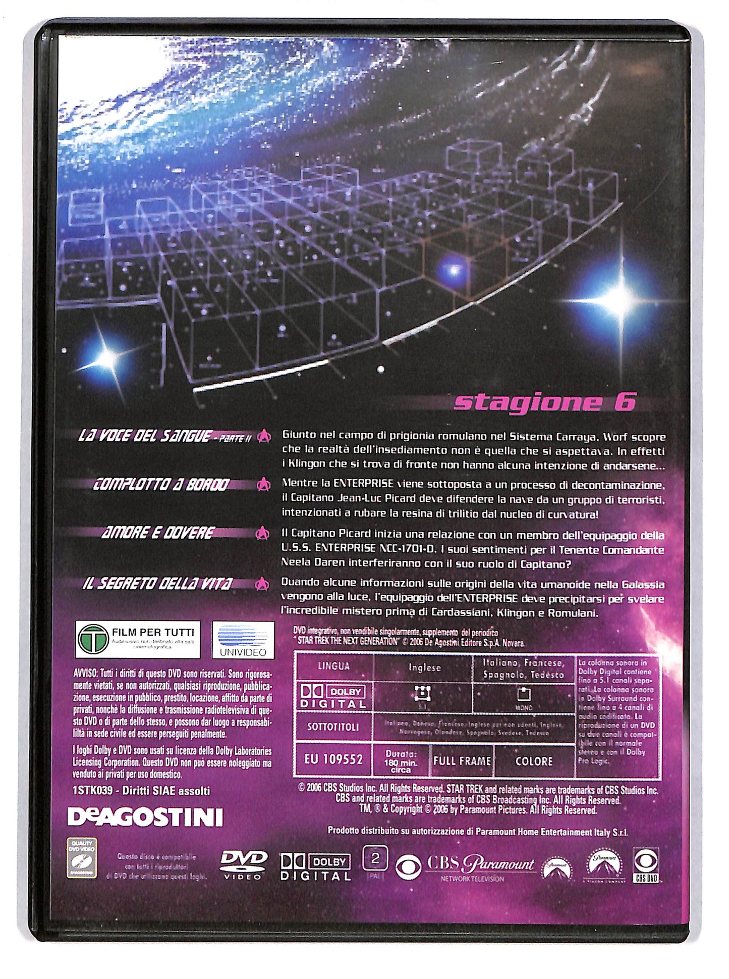 EBOND Star Trek: The Next Generation Stagione 6 Vol.5  EDITORIALE  DVD D631907