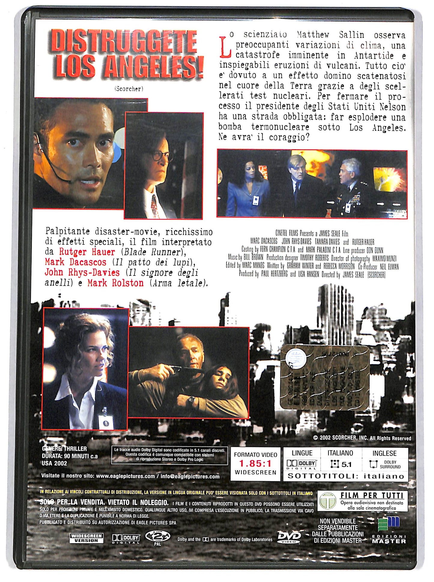 EBOND Distruggete Los Angeles!  EDITORIALE  DVD D631939