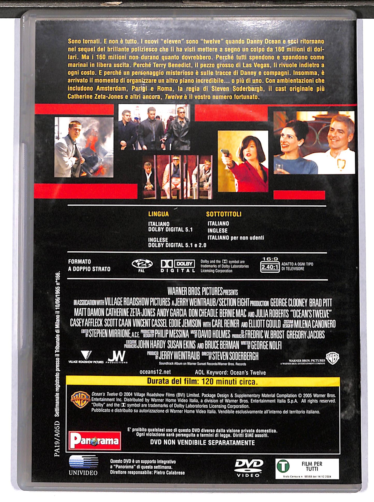 EBOND Ocean's Twelve  EDITORIALE DVD D632039