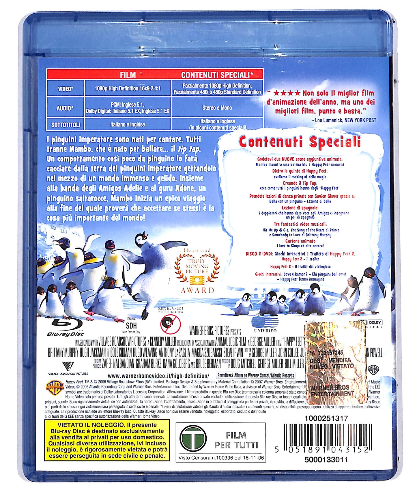 EBOND Happy Feet DVD + BLURAY BLURAY D632120