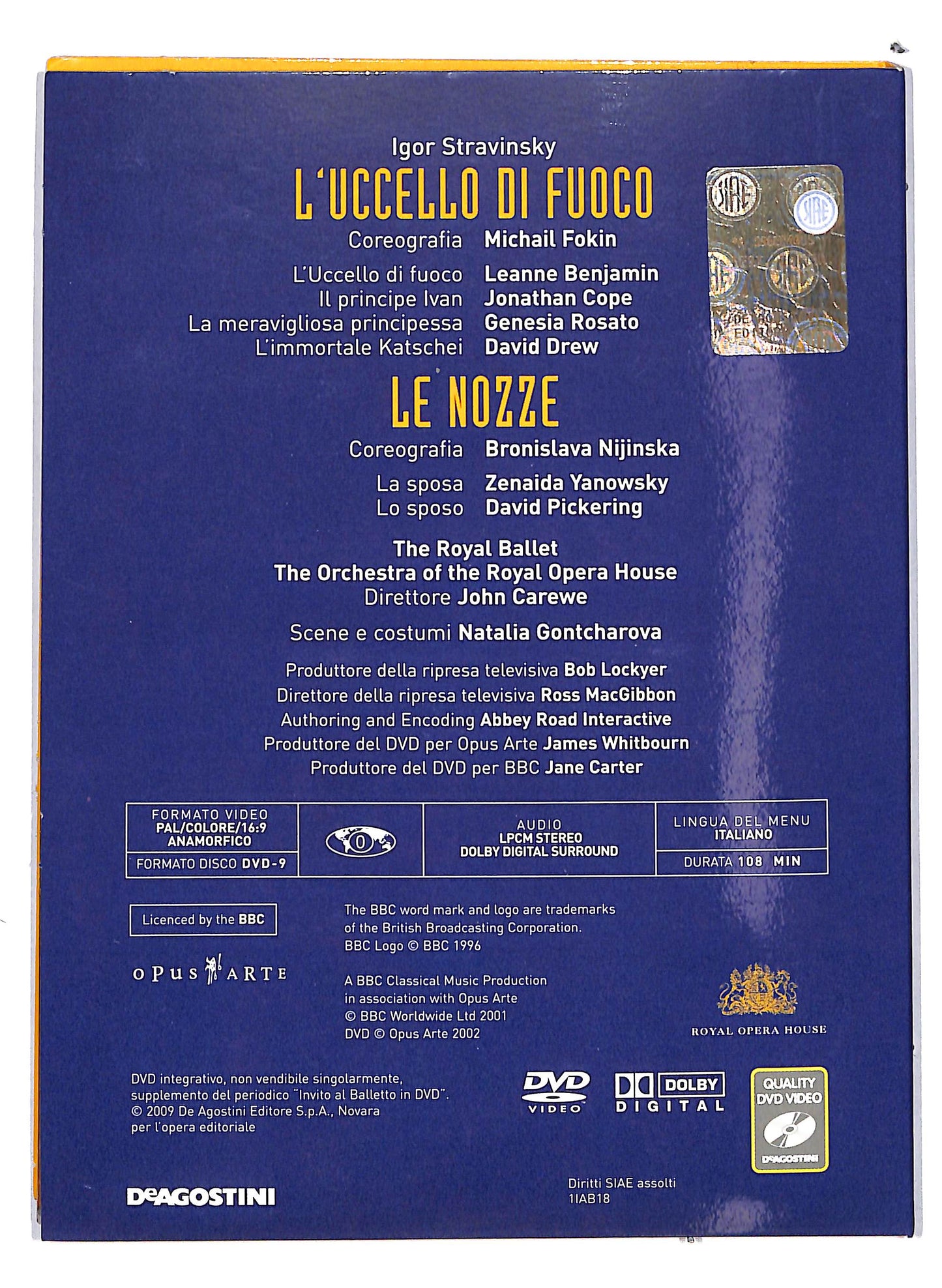 EBOND L'uccello di fuoco Le nozze vol.18 EDITORIALE DVD D632157
