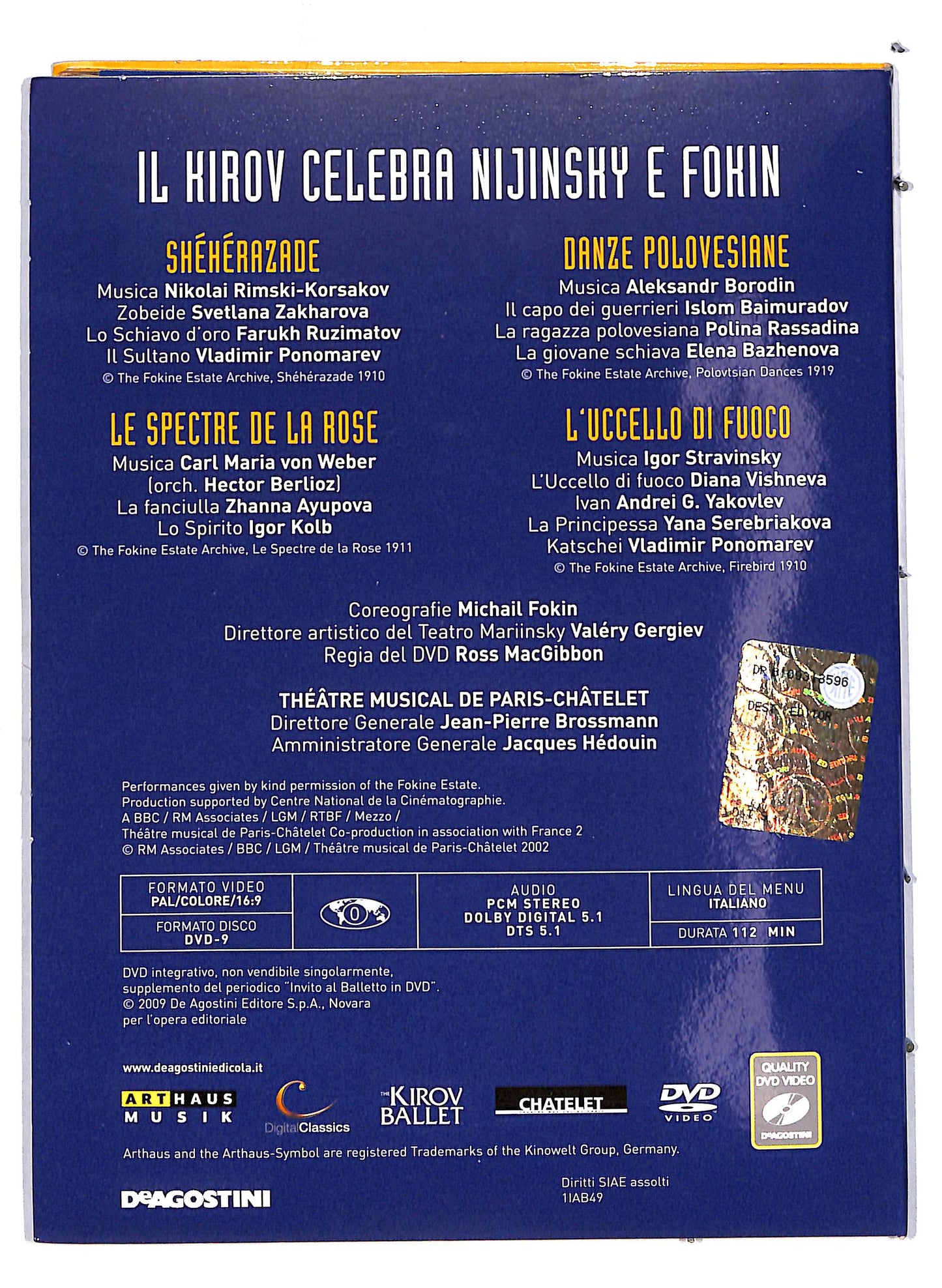 EBOND Il Kirov celebra Nijinsky e Fokin vol 49 EDITORIALE  DVD D632178
