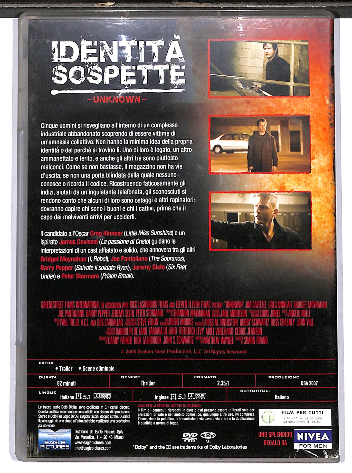 EBOND Identita sospette  EDITORIALE DVD D632219