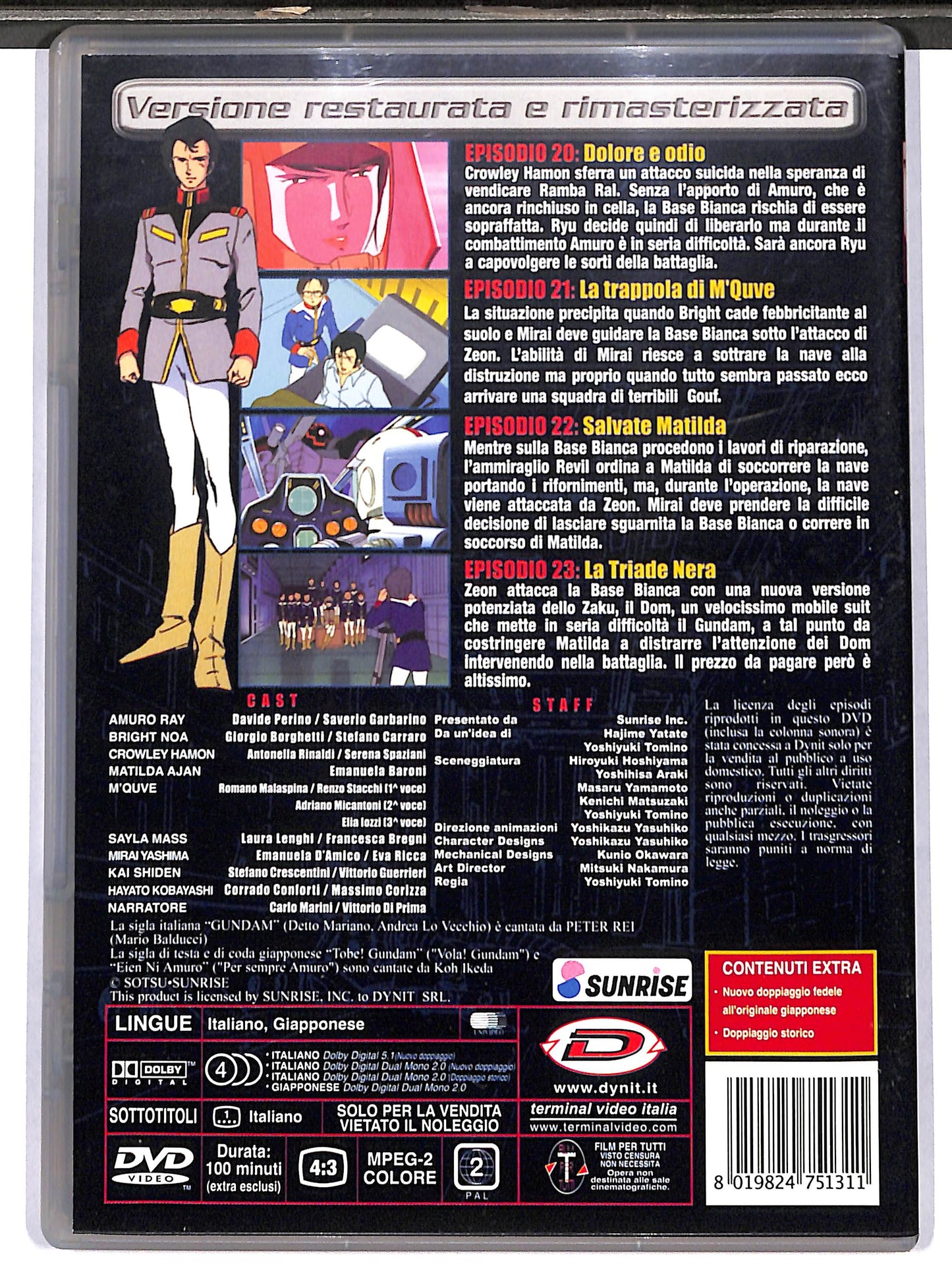 EBOND Mobile Suit Gundam vol 06  EDITORIALE DVD D632231
