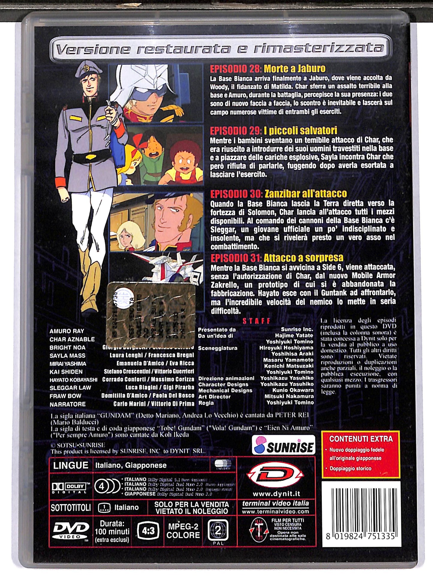 EBOND Mobile Suit Gundam vol 08  EDITORIALE DVD D632233