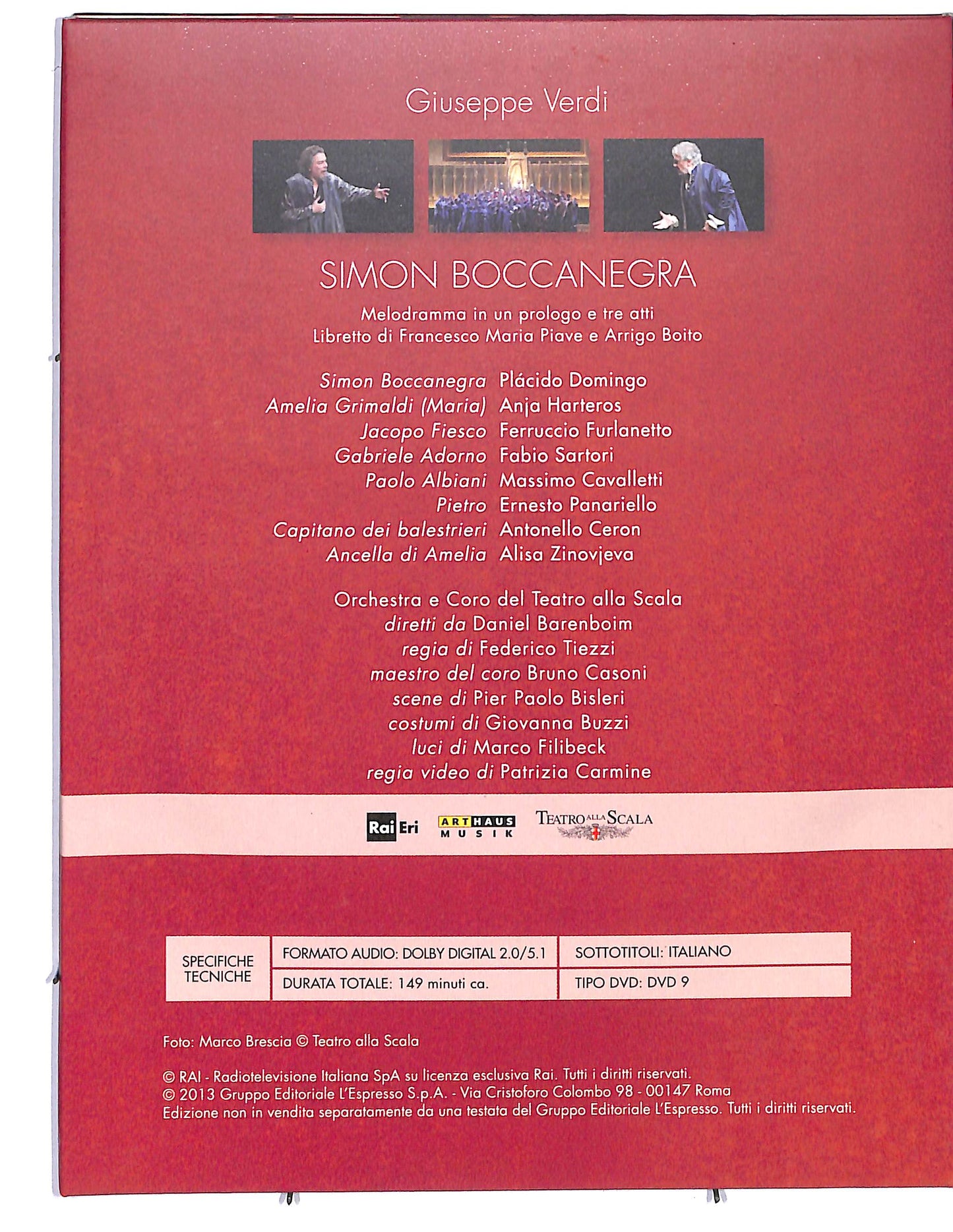 EBOND Viva Verdi 1813 - 2013 Simon Boccanegra vol.6  EDITORIALE  DVD D632458
