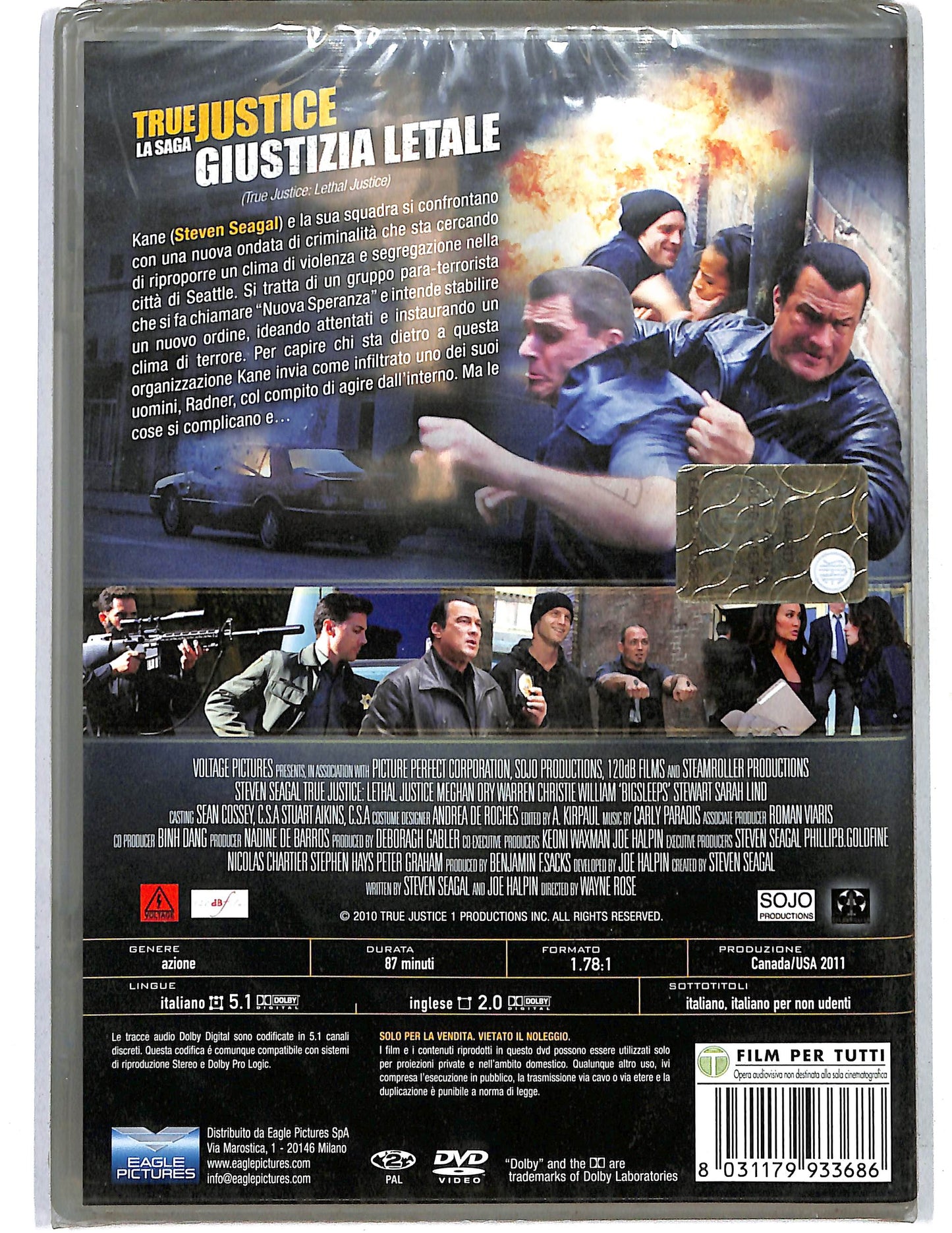 EBOND True justice giustiza letale  DVD D632736