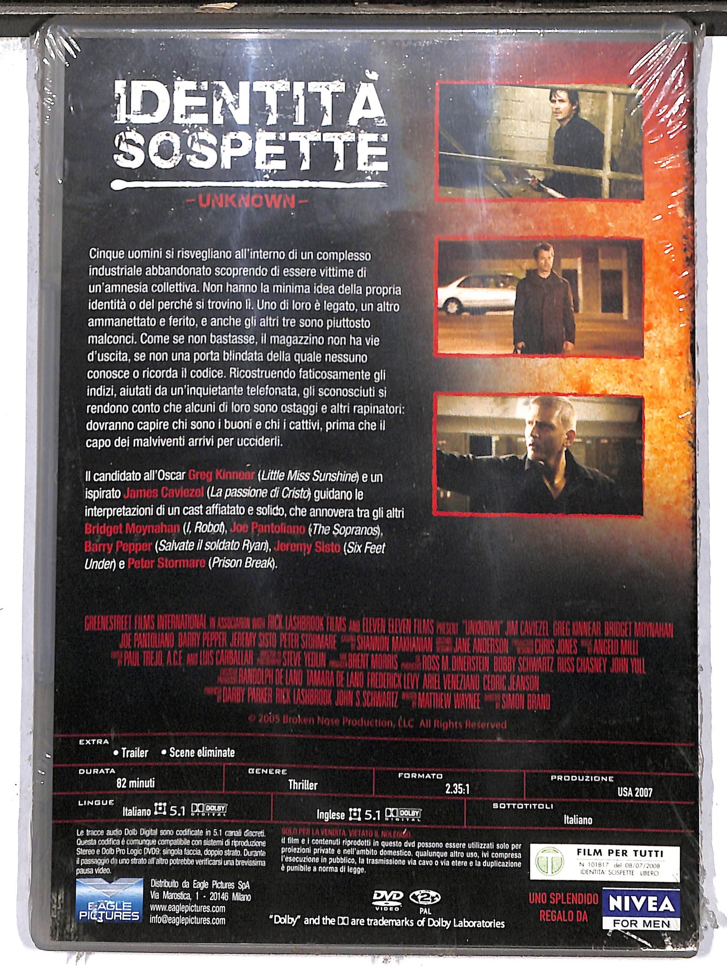 EBOND Identita sospette  EDITORIALE DVD D633328