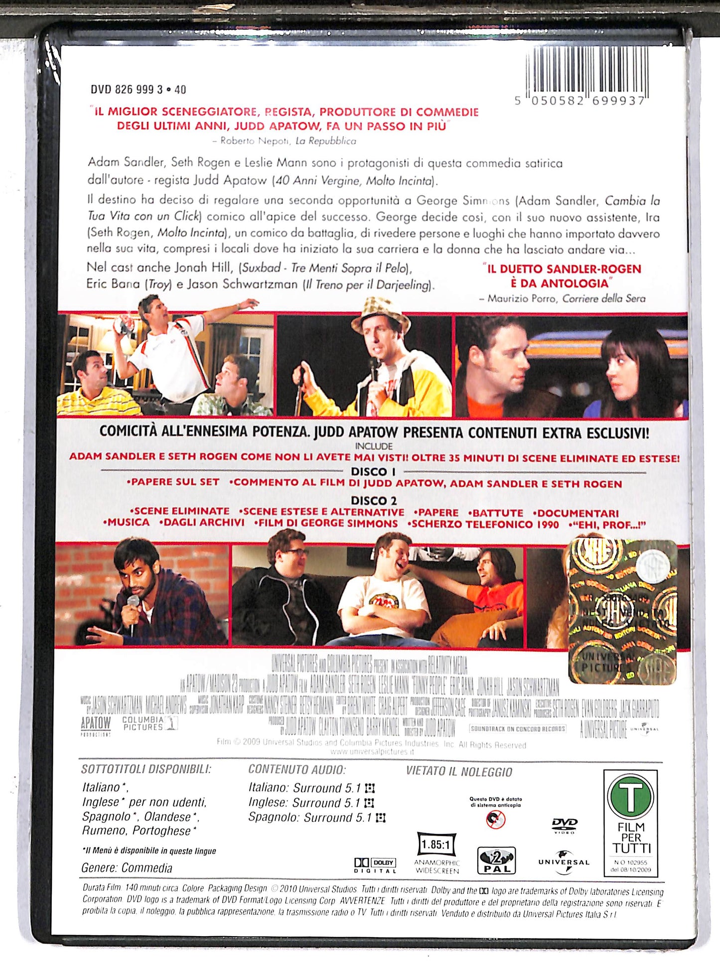 EBOND Funny People  EDIZIONE SPECIALE 2 dischi DVD D633354