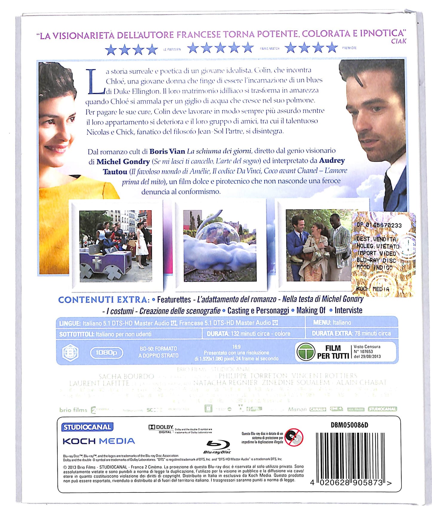 EBOND Mood Indigo Collector's HD Edition + Booklet BLURAY D634117