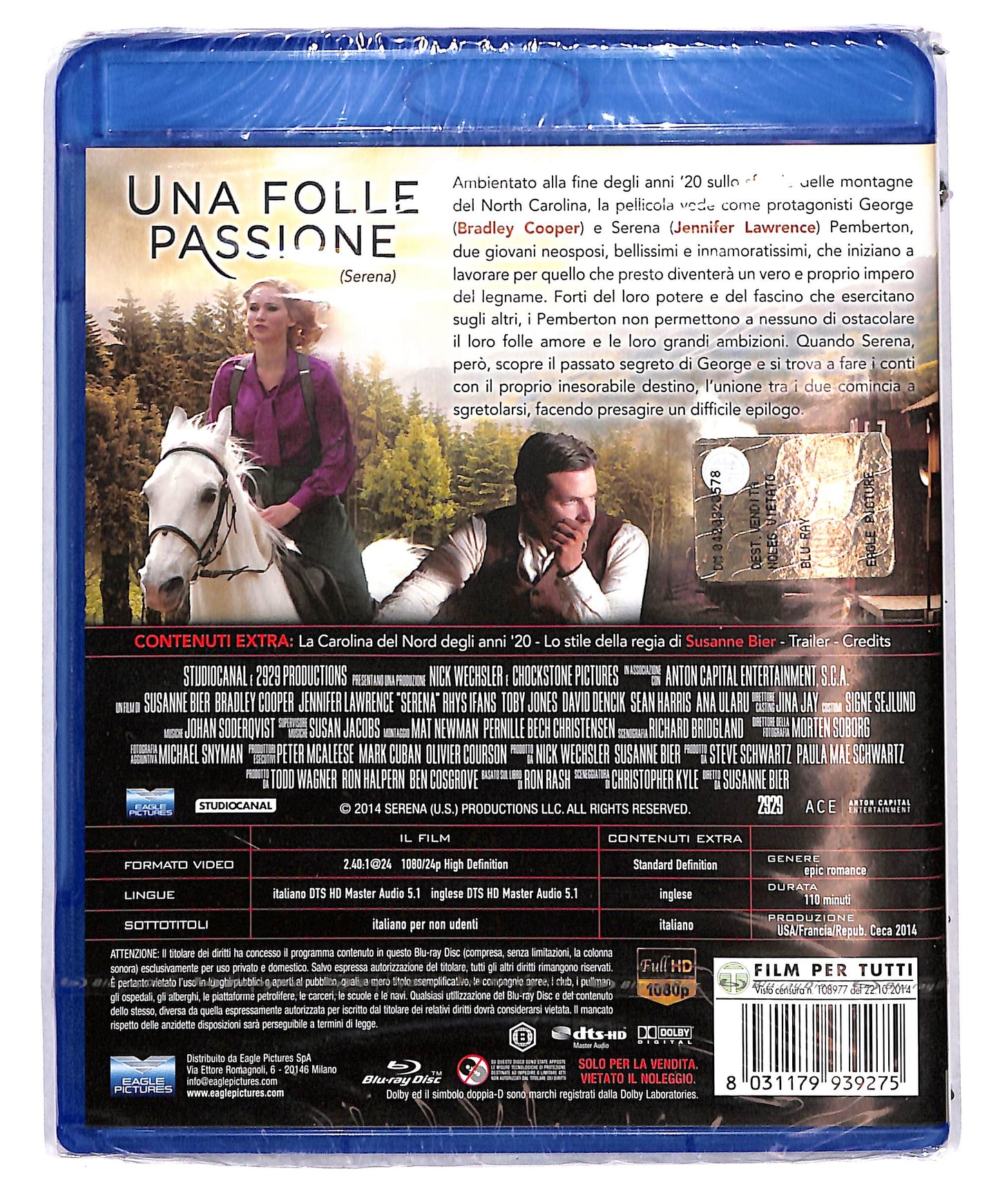 EBOND Una folle passione BLURAY D634170