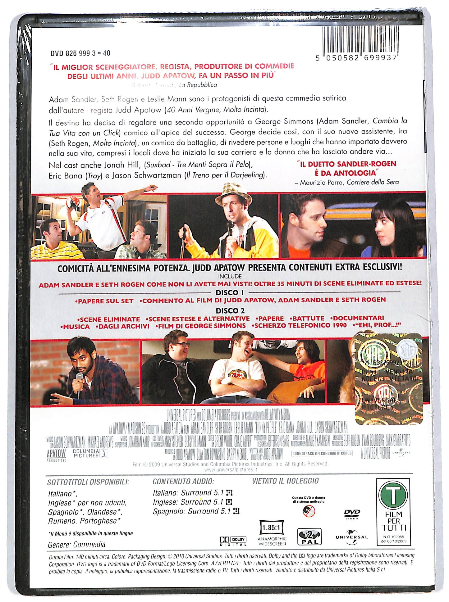 EBOND Funny People  EDIZIONE SPECIALE 2DVD DVD D634337