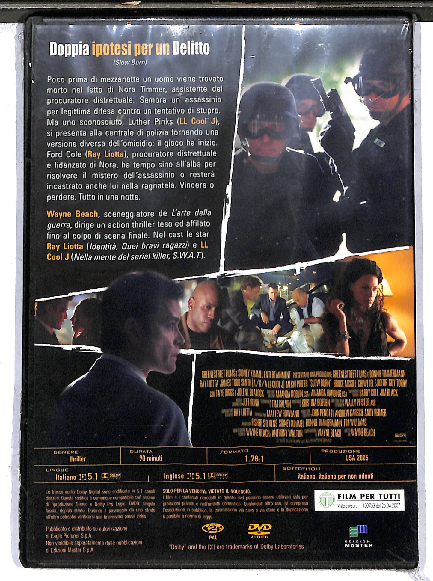 EBOND Doppia ipotesi per un delitto  EDITORIALE DVD D634421