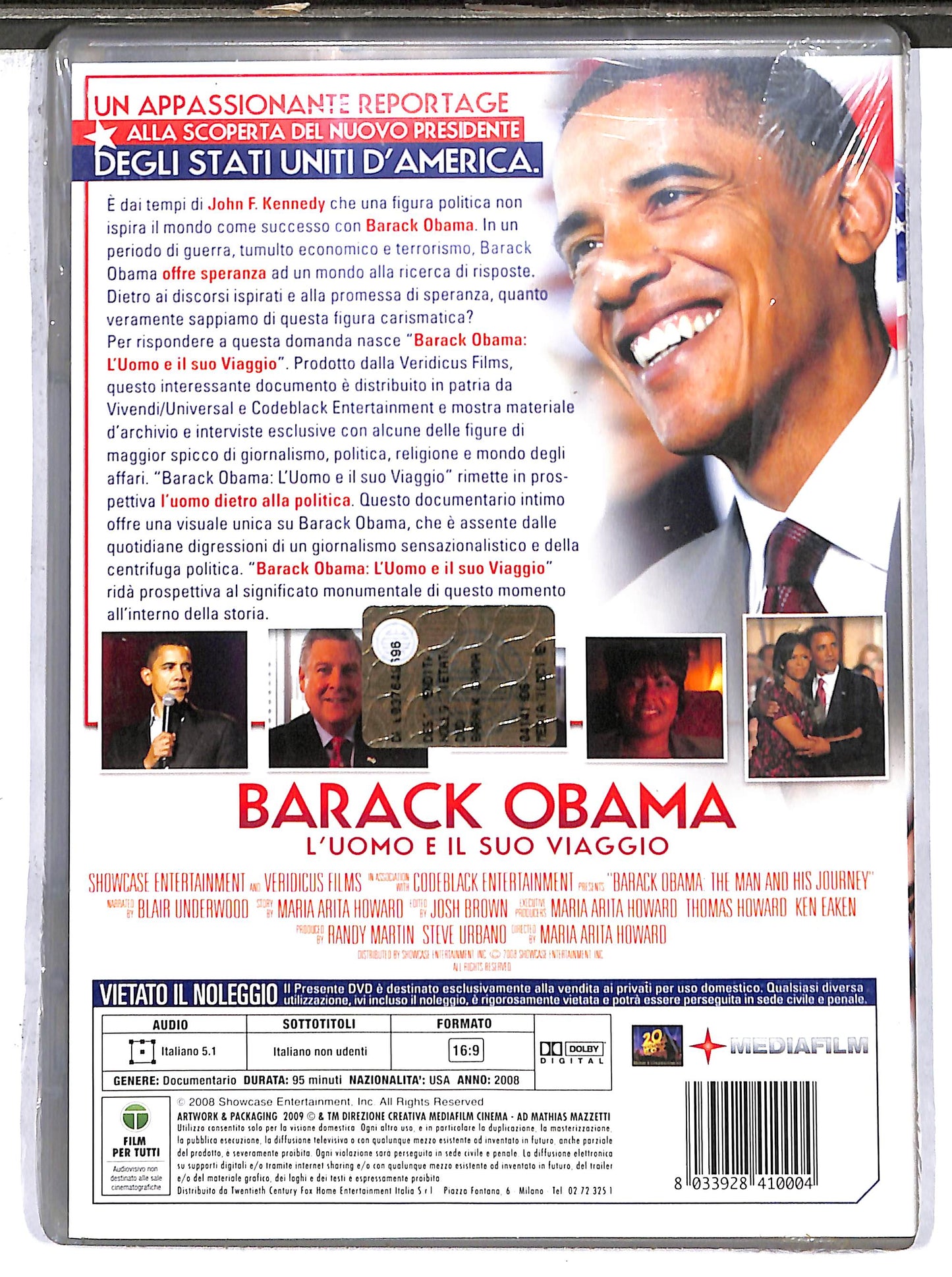 EBOND Barack Obama. L'uomo e il suo viaggio DVD D634427
