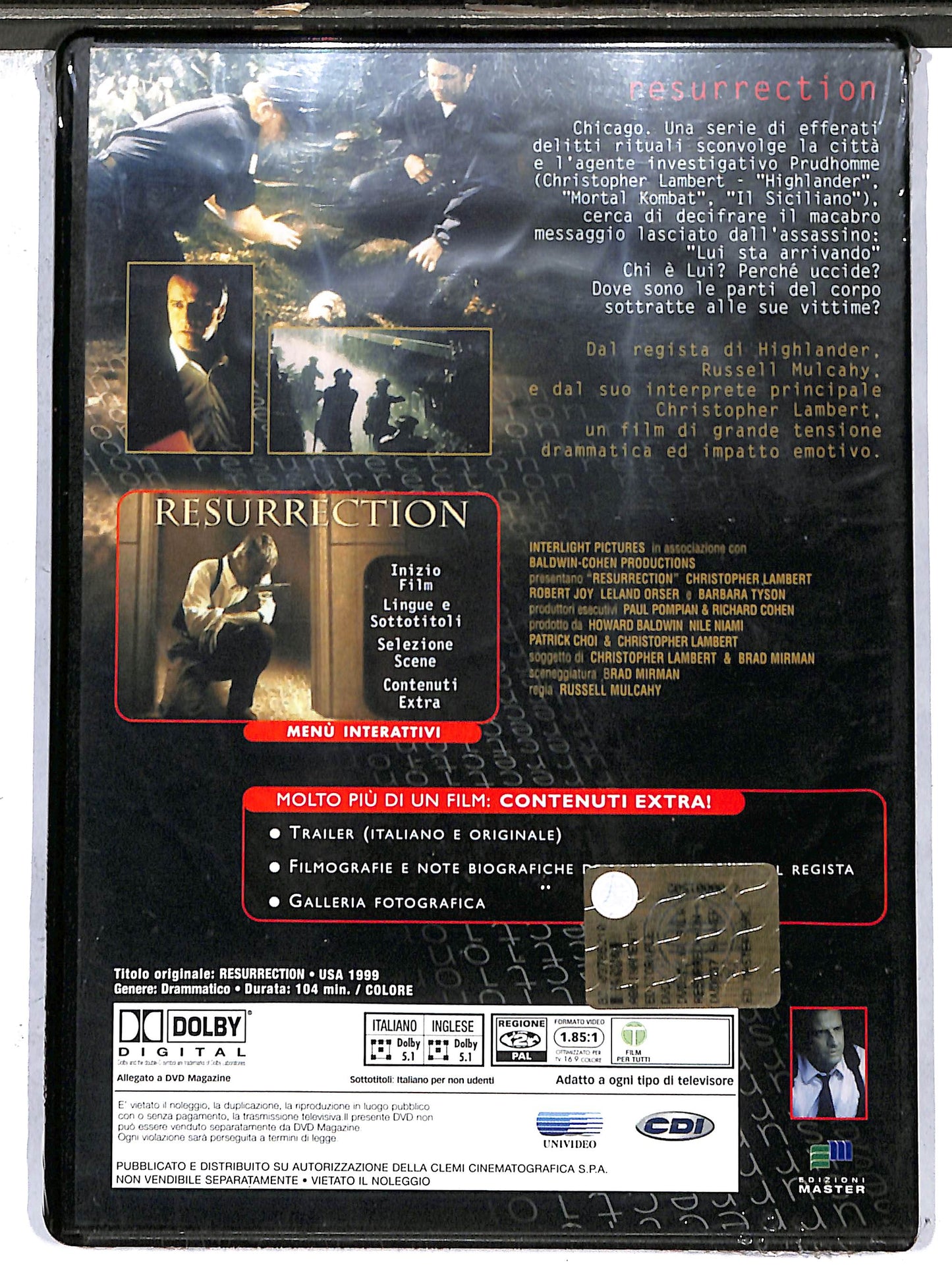 EBOND Resurrection  EDITORIALE DVD D634447
