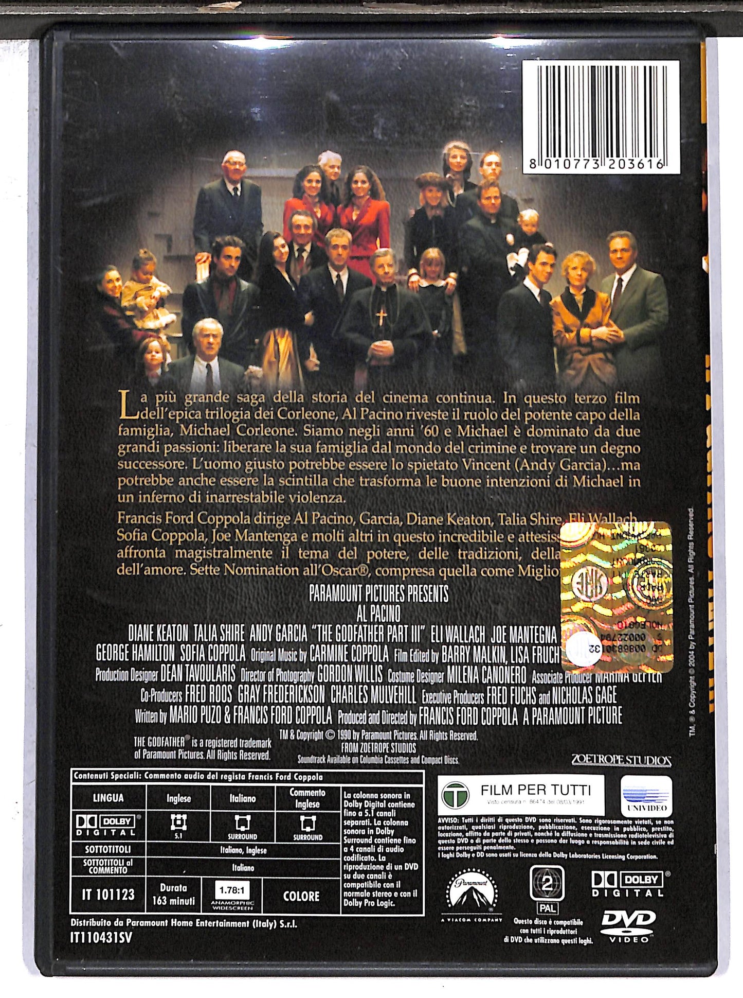 EBOND il padrino parte 3 DVD D634459