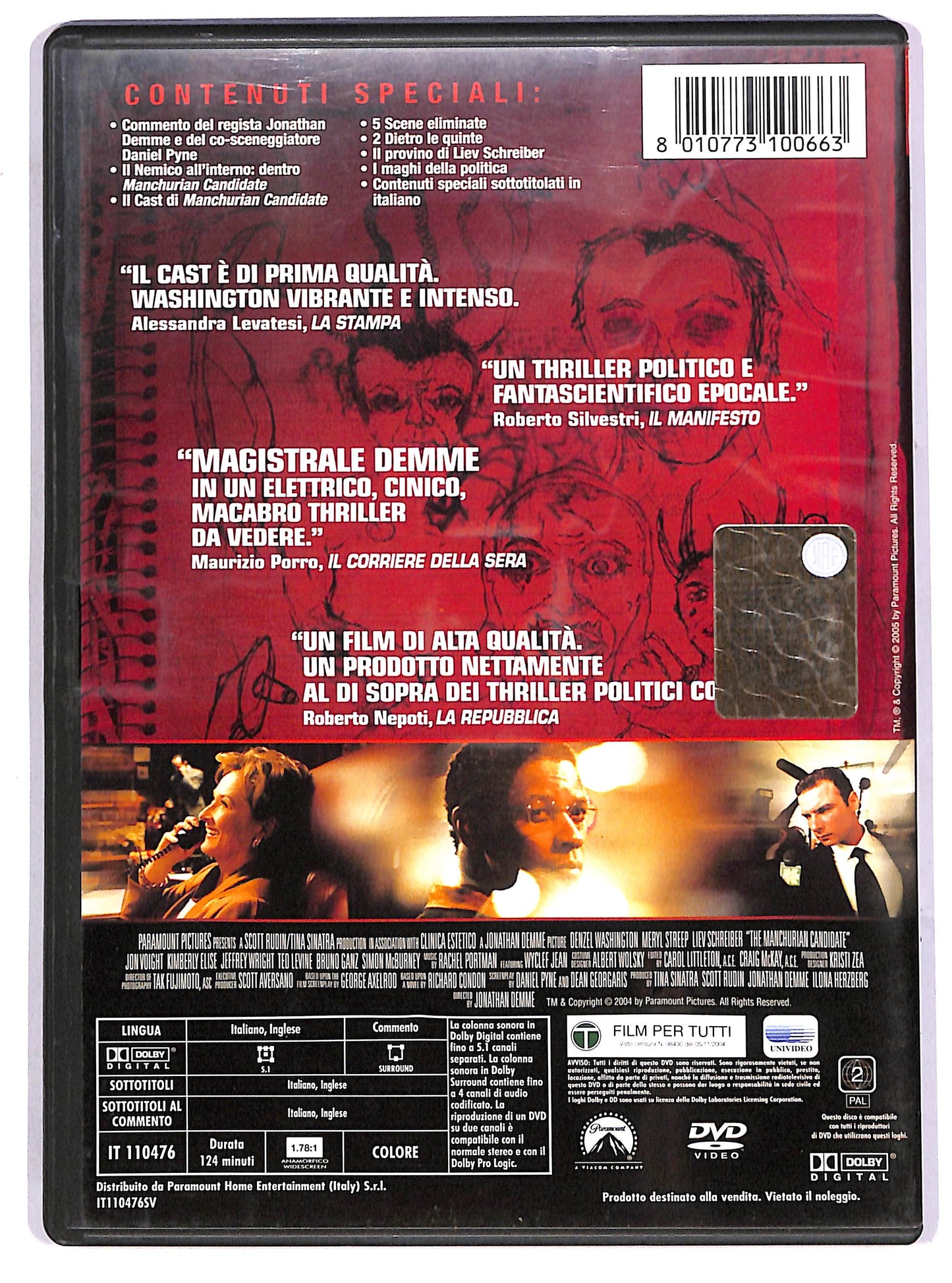 EBOND The Manchurian Candidate DVD D634644