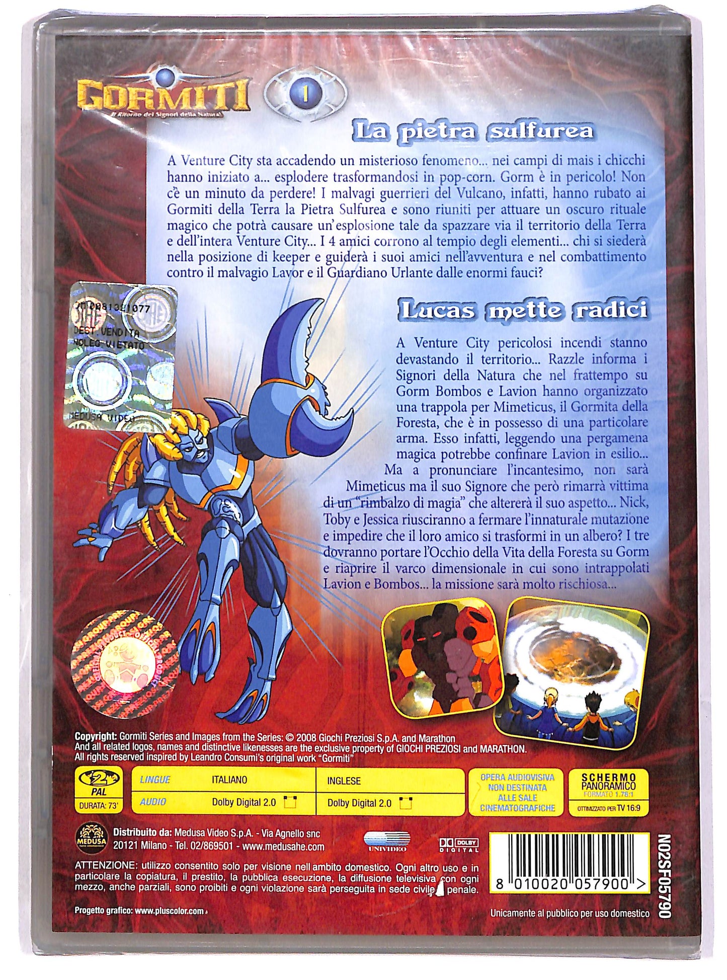 EBOND Gormiti Vol.1 - La pietra Sulfurea - Lucas mette radici DVD D634723