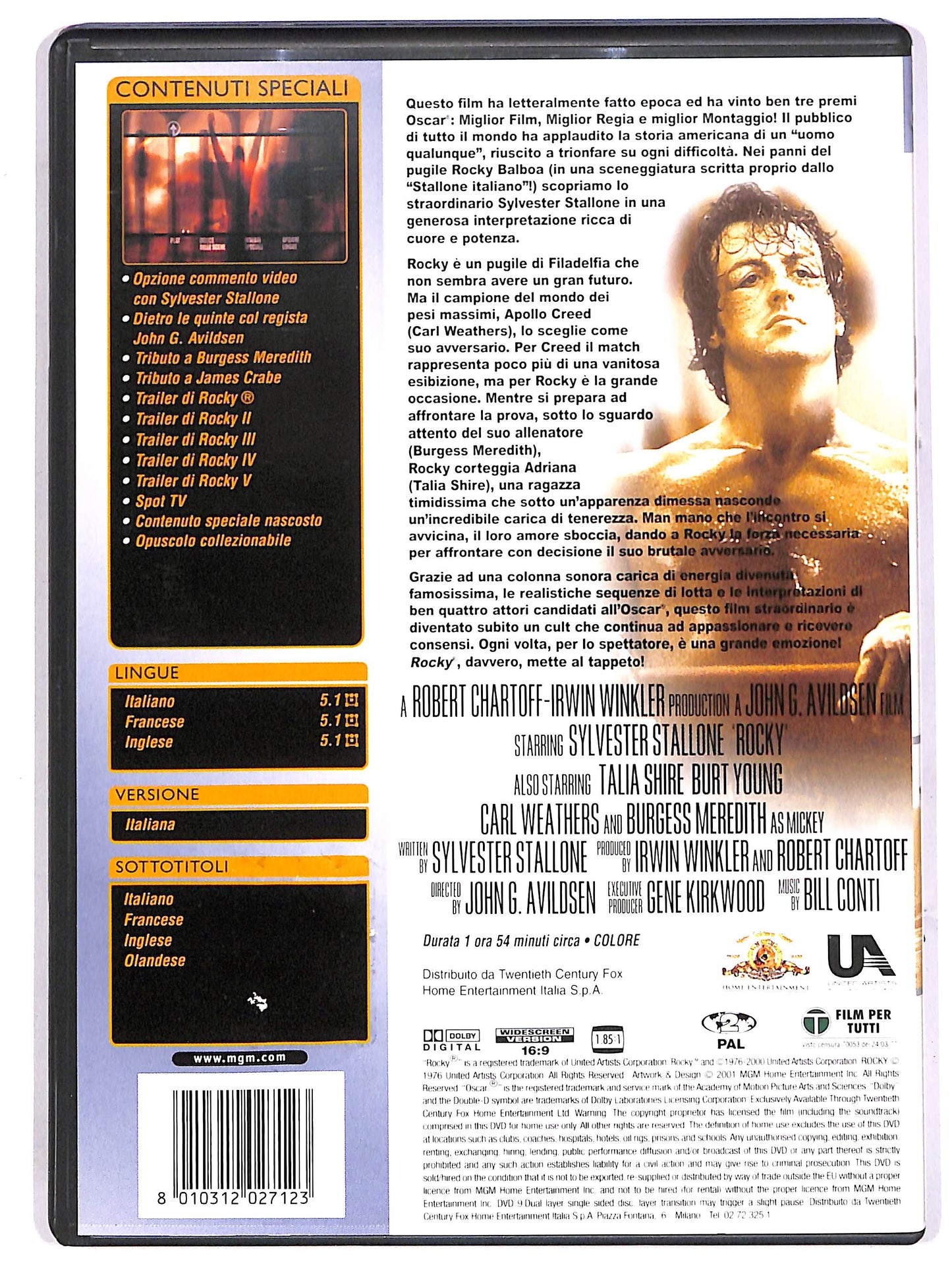 EBOND Rocky (25° Anniversario) EDIZIONE SPECIALE DVD D634838