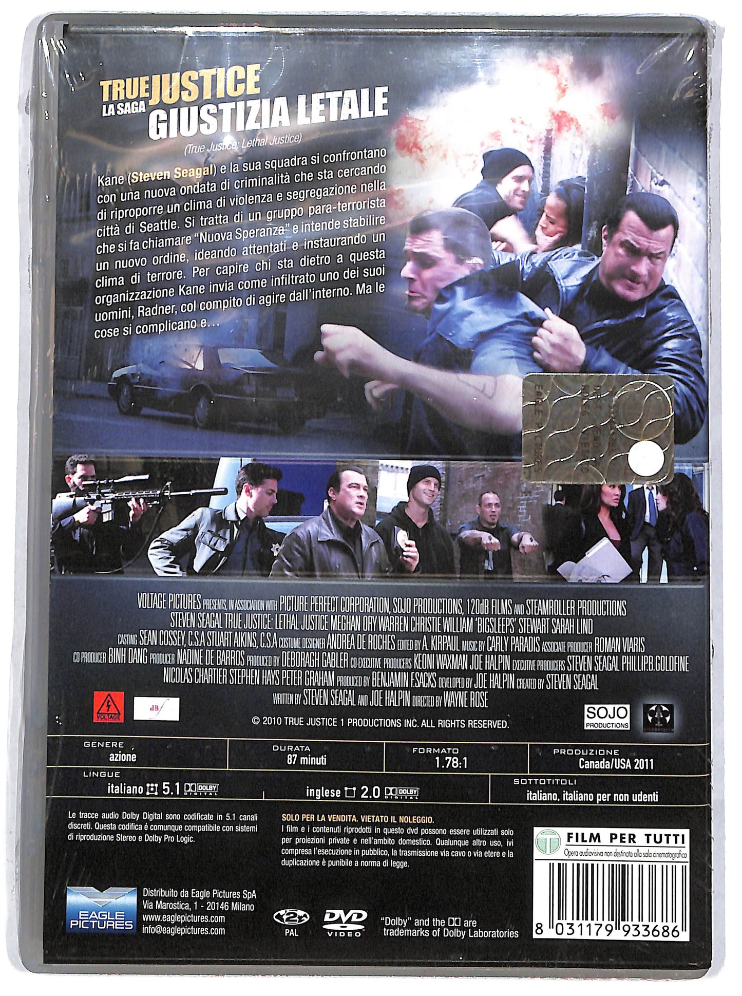 EBOND True Justice - Giustizia letale DVD D635008