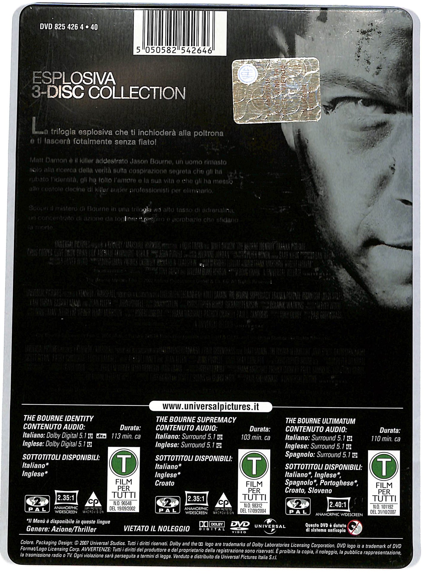 EBOND Bourne Ultimate Collection - Tin Box (3 DVD) DVD D635029