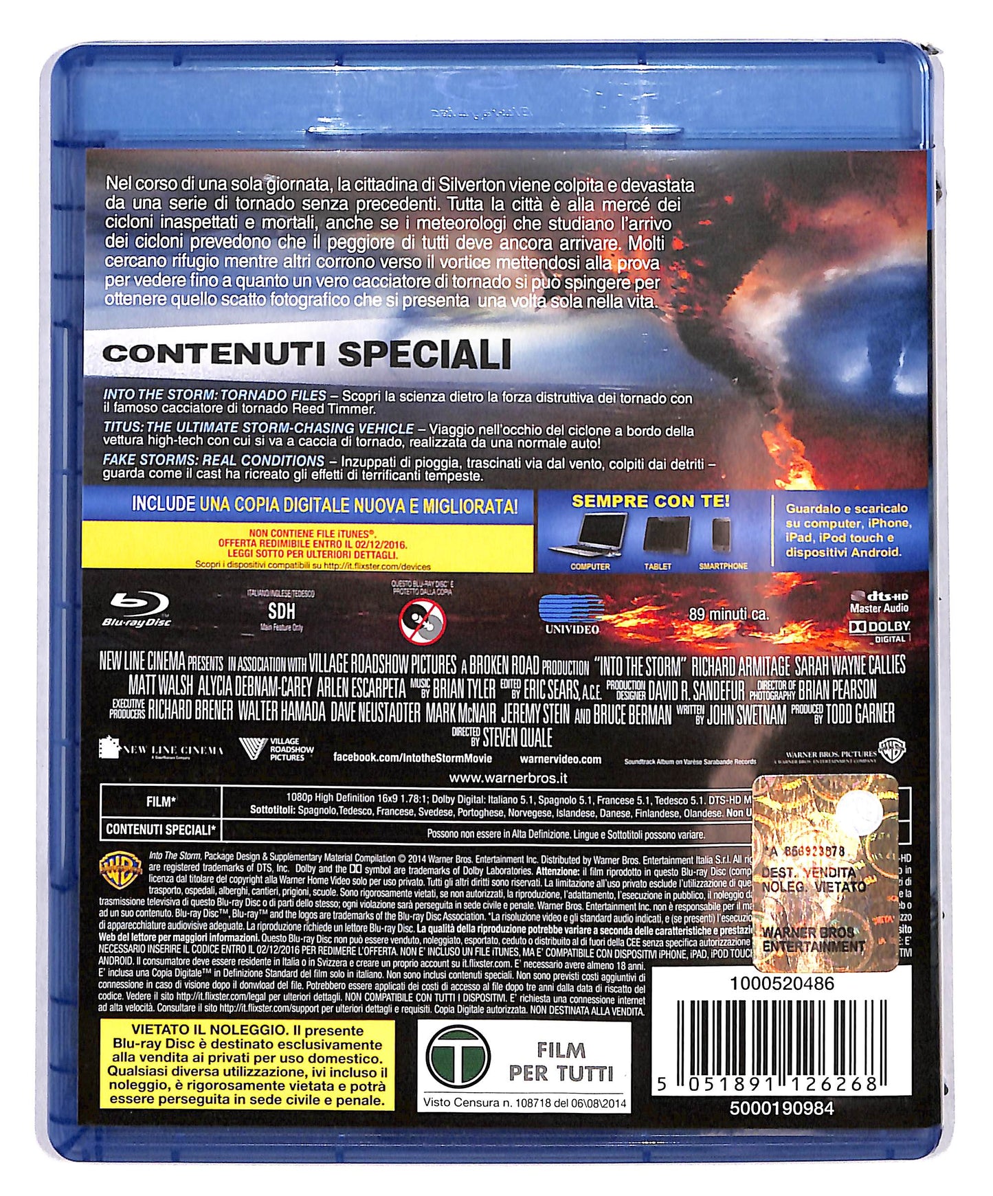 EBOND Into the Storm + Copia Digitale BLURAY D635126