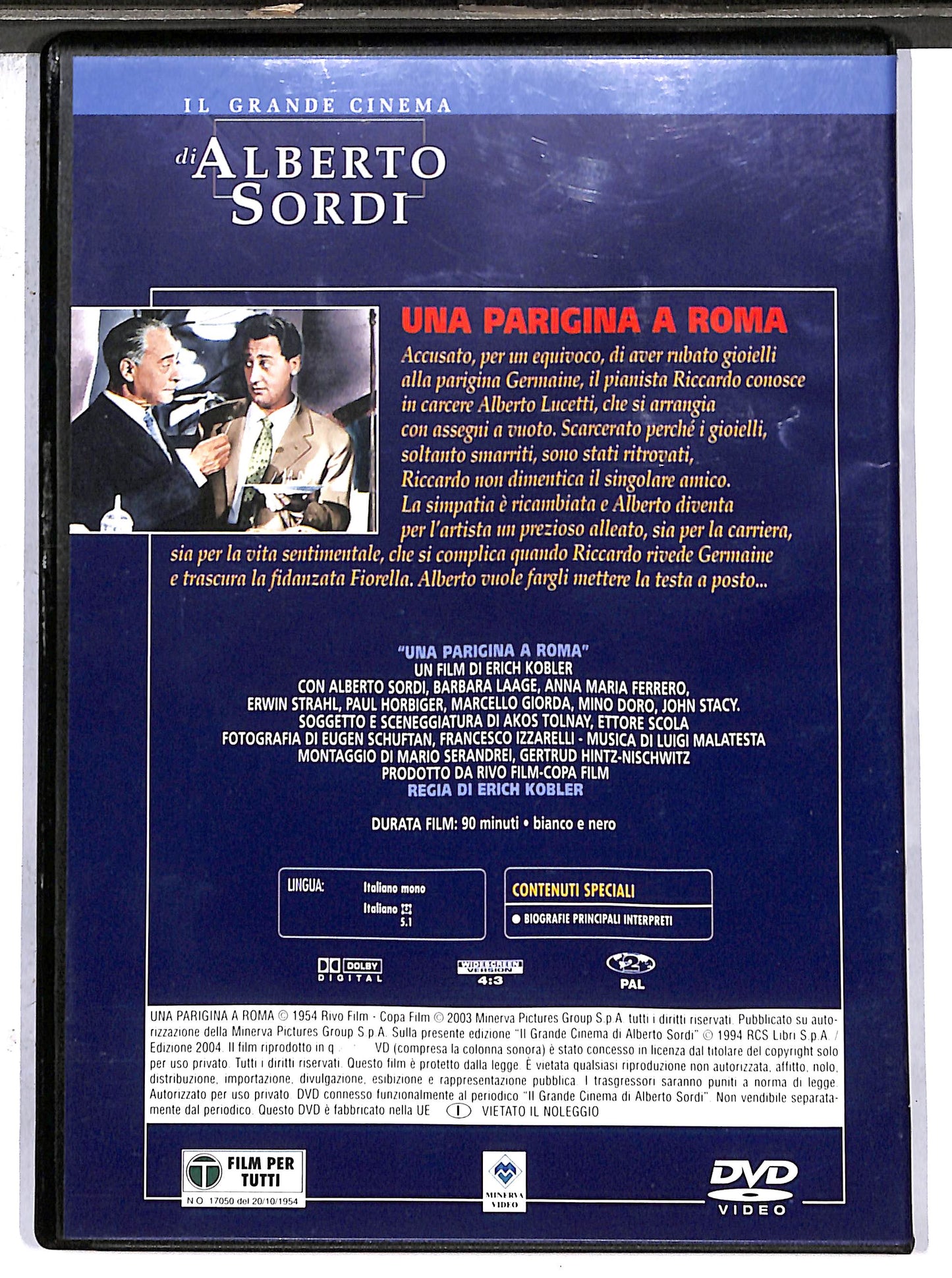 EBOND Una parigina a Roma  EDITORIALE DVD D635322