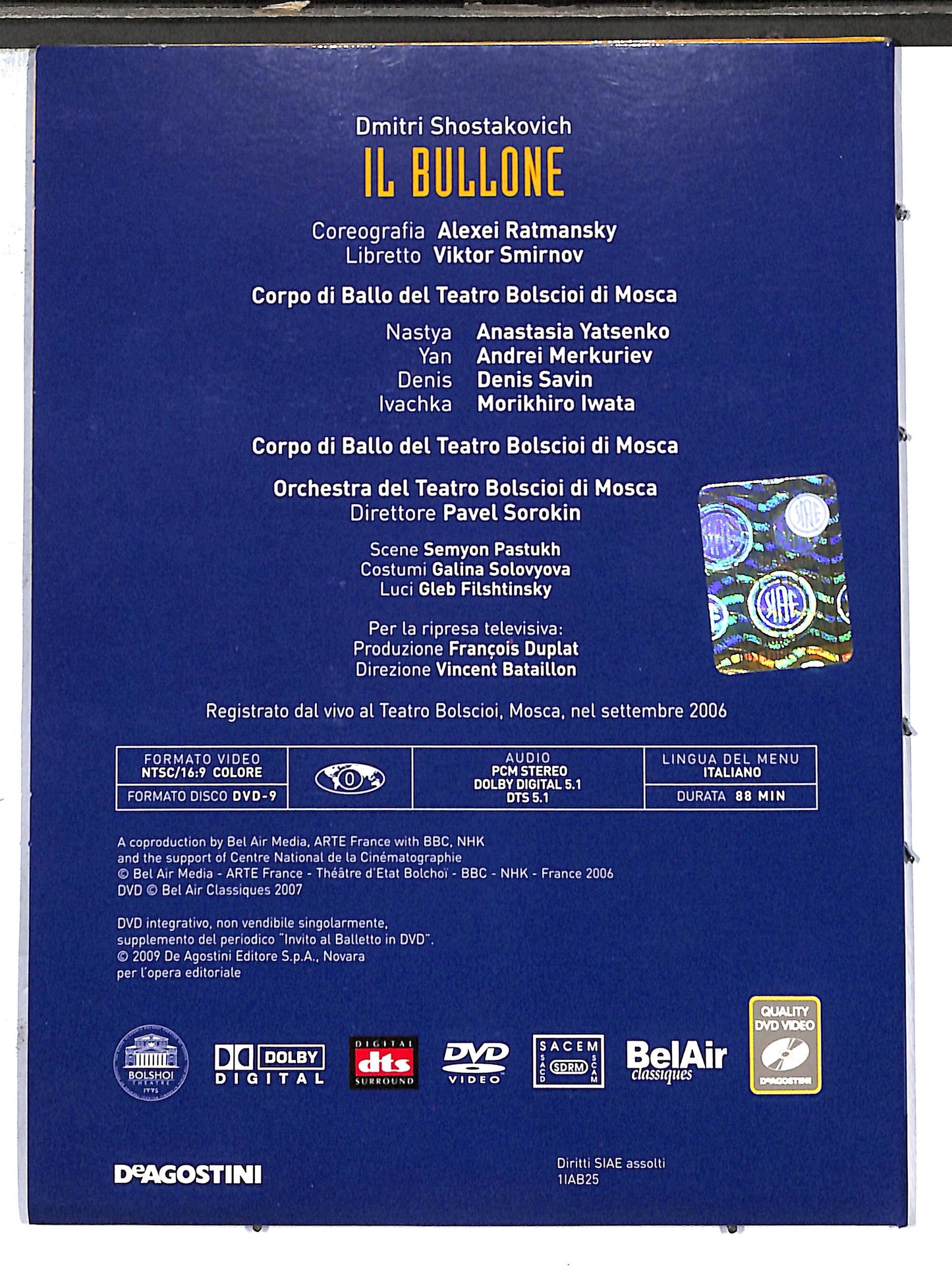 EBOND dmitri shostakovich il bullone vol 25  EDITORIALE DVD D635336