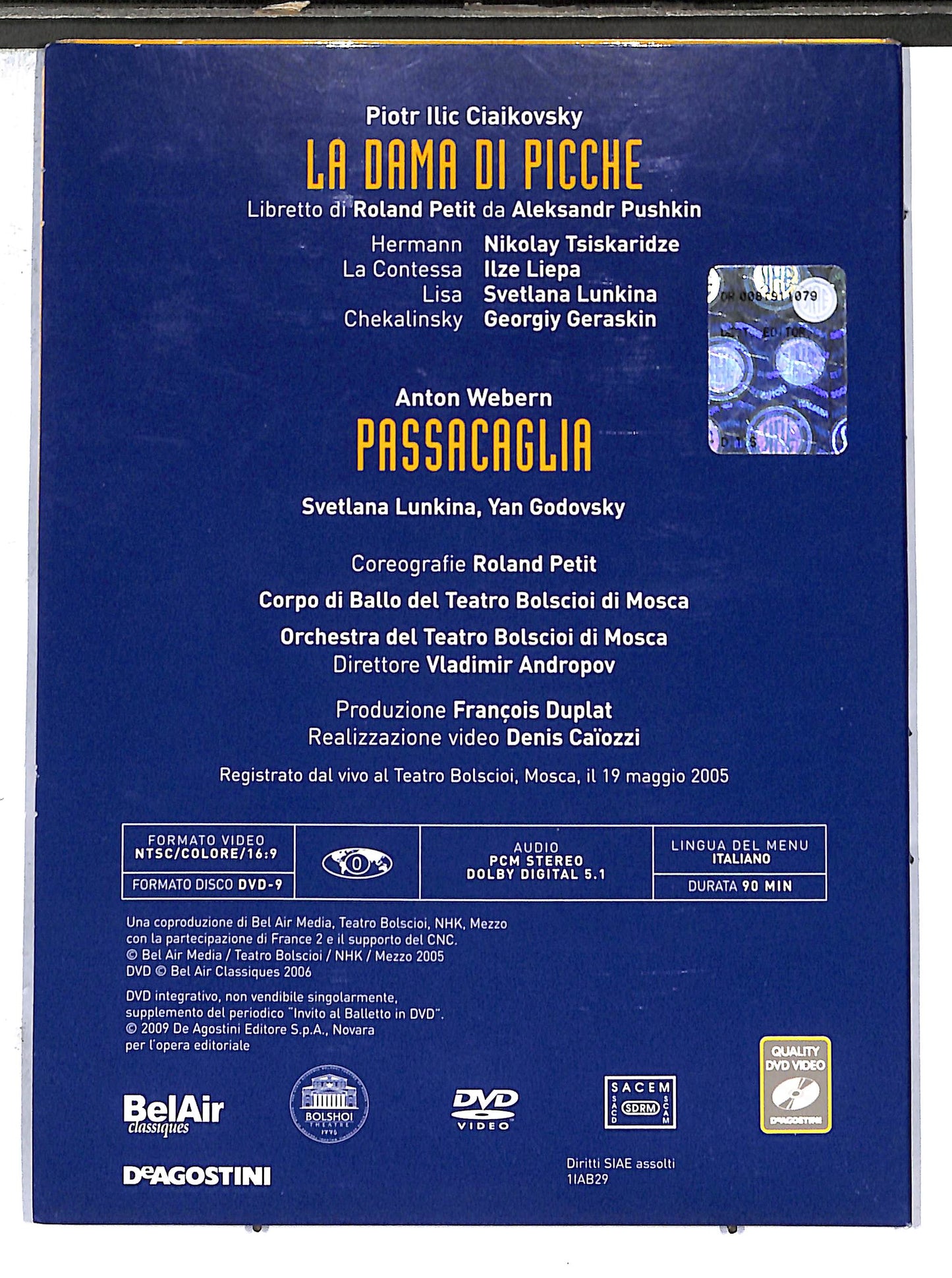 EBOND ciaikovsky la dama di picche vol 29  EDITORIALE DVD D635337