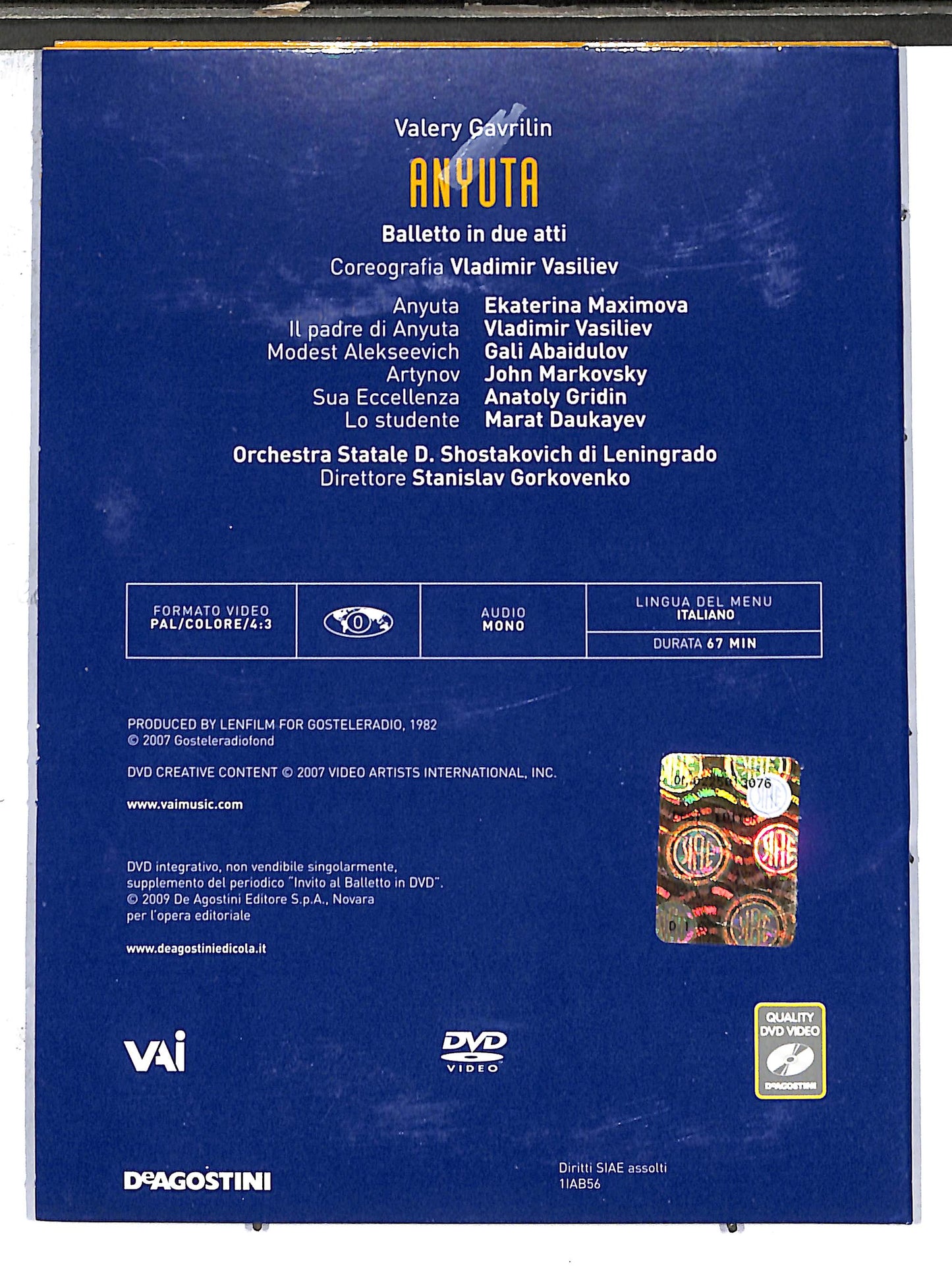 EBOND valery gavrilin anyuta vol 56  EDITORIALE DVD D635344