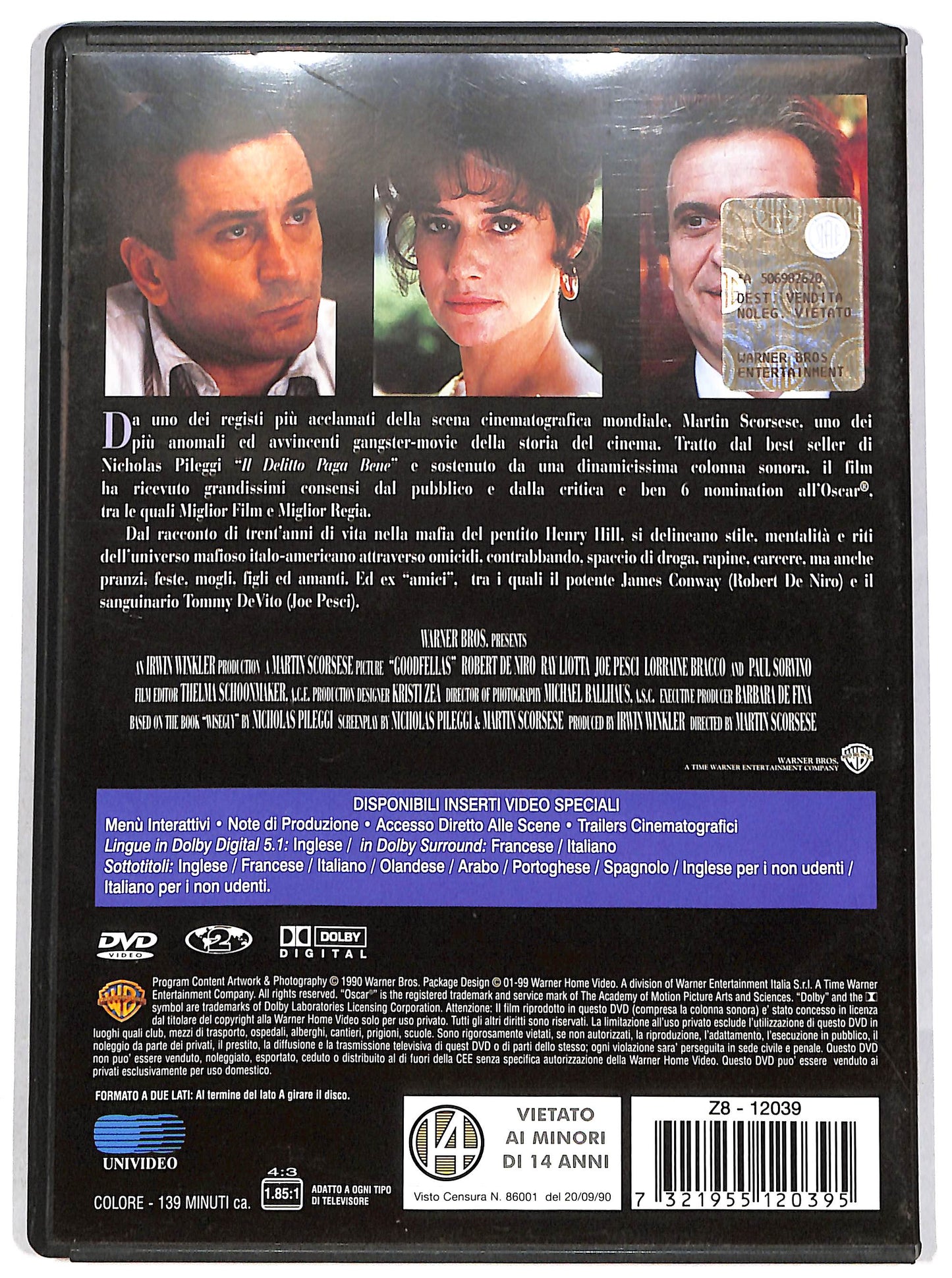 EBOND Quei bravi ragazzi Edizione Disco Singolo  DVD D635442