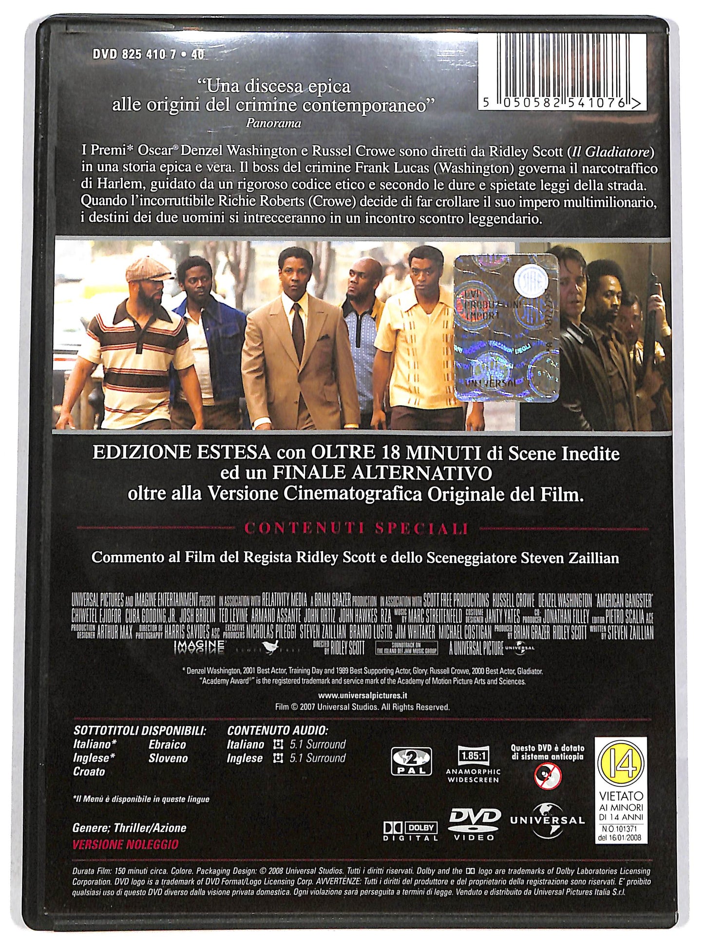 EBOND American Gangster Extended Edition Noleggio DVD D635449